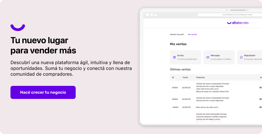 Vende en Alta Tienda - Beneficios para vendedores