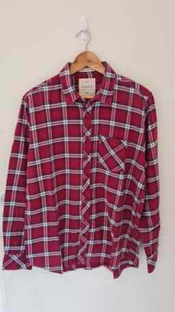 Camisa de franela Marca Legacy talle L Custom Fit