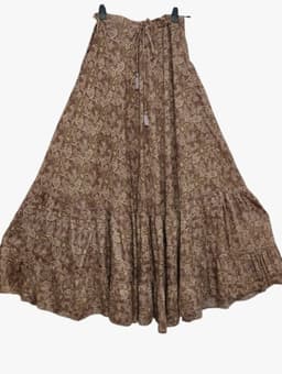 Maxi falda estampada boho chic Santa Bohemia