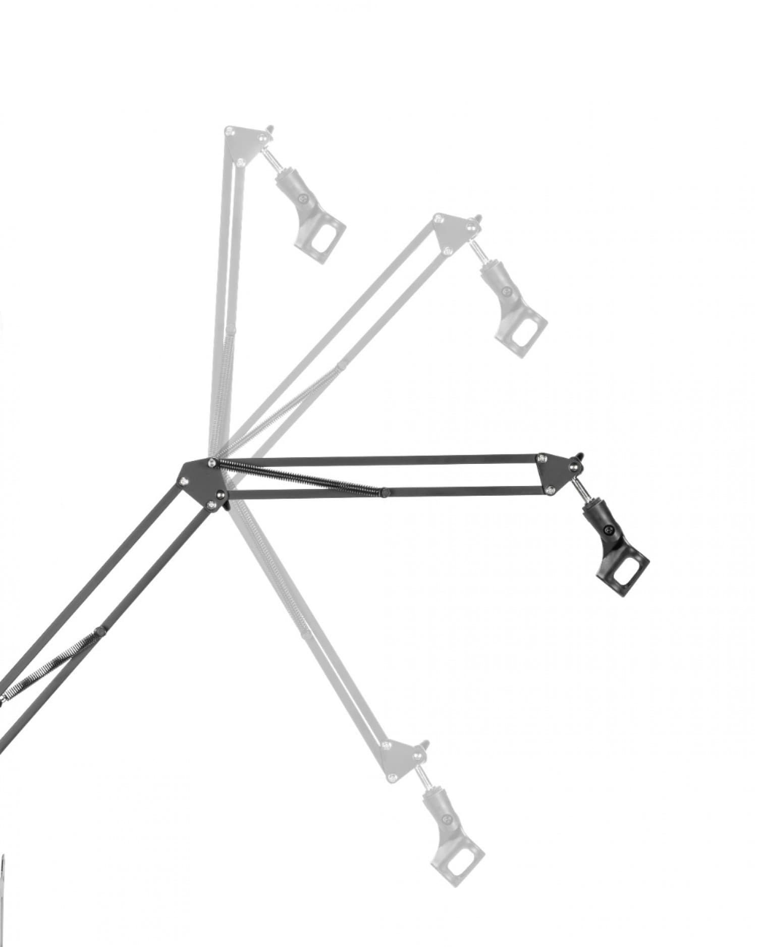 SOPORTE INTELAID DE ESCRITORIO SETUP 2 MONI CAMARA CAM MIC LUZ IT-SDM