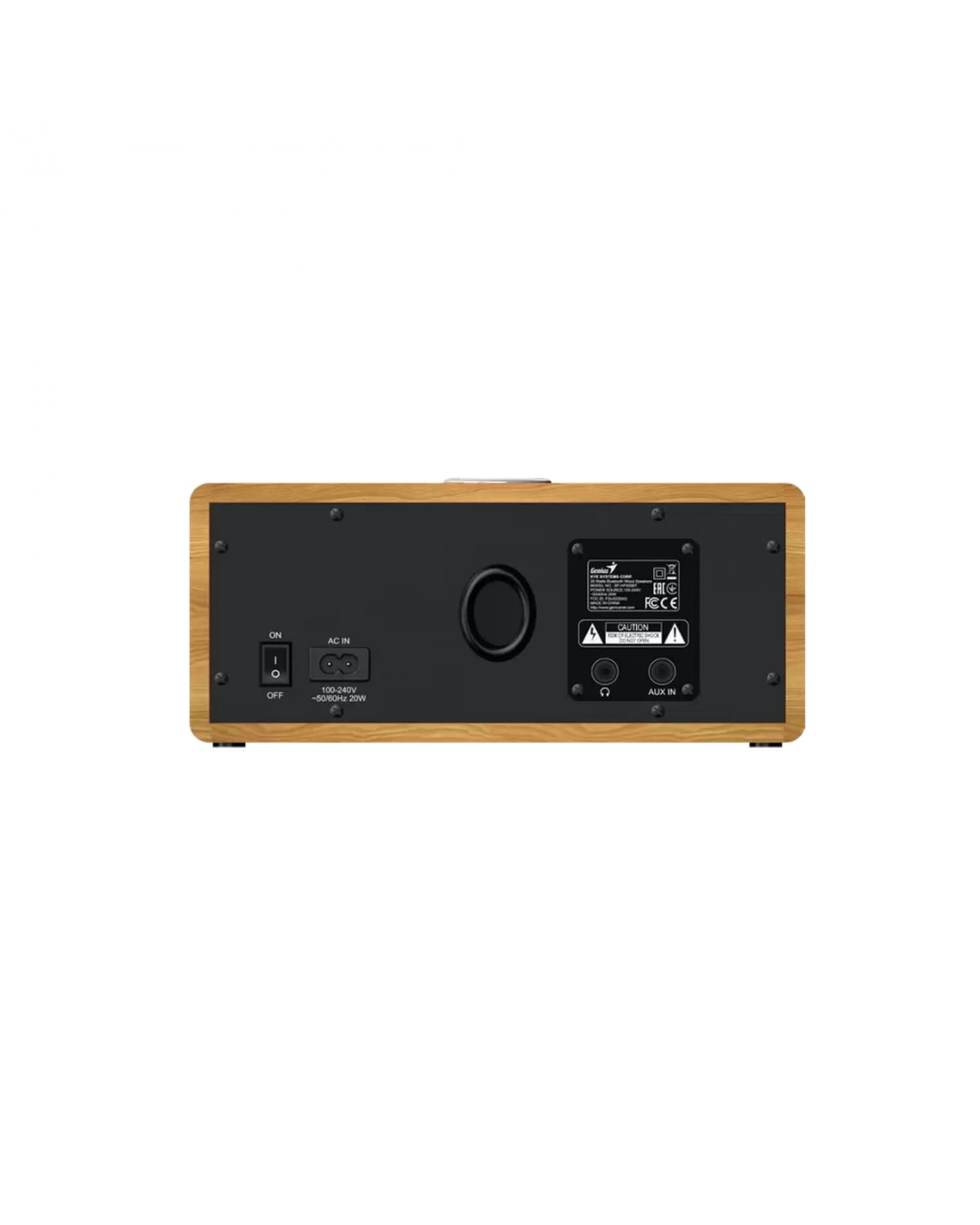 PARLANTE BLUETOOTH GENIUS SP-HF505BT 20W DARK BROWN