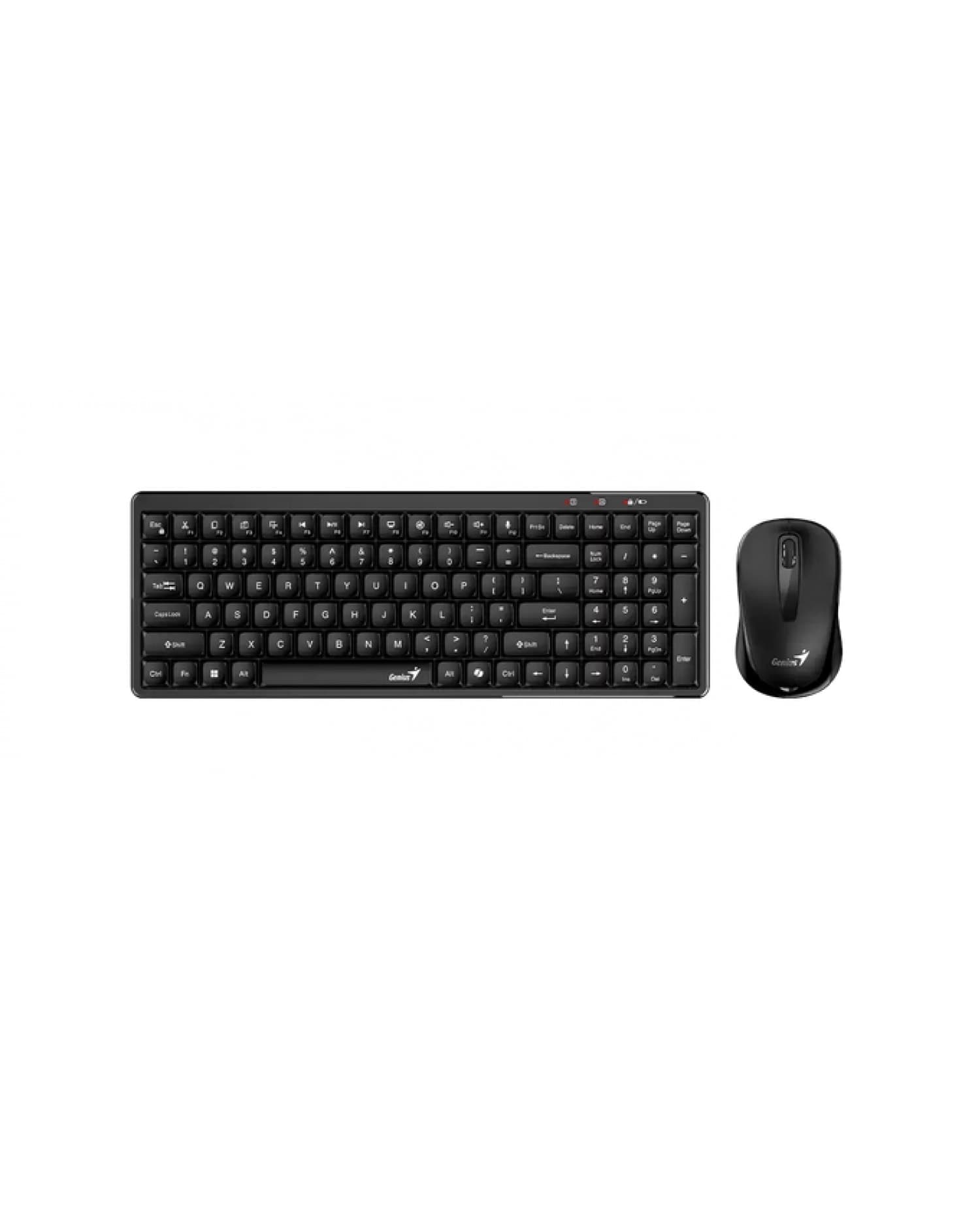 TECLADO + MOUSE WIRELESS GENIUS LUXEMATE Q8100 BLACK