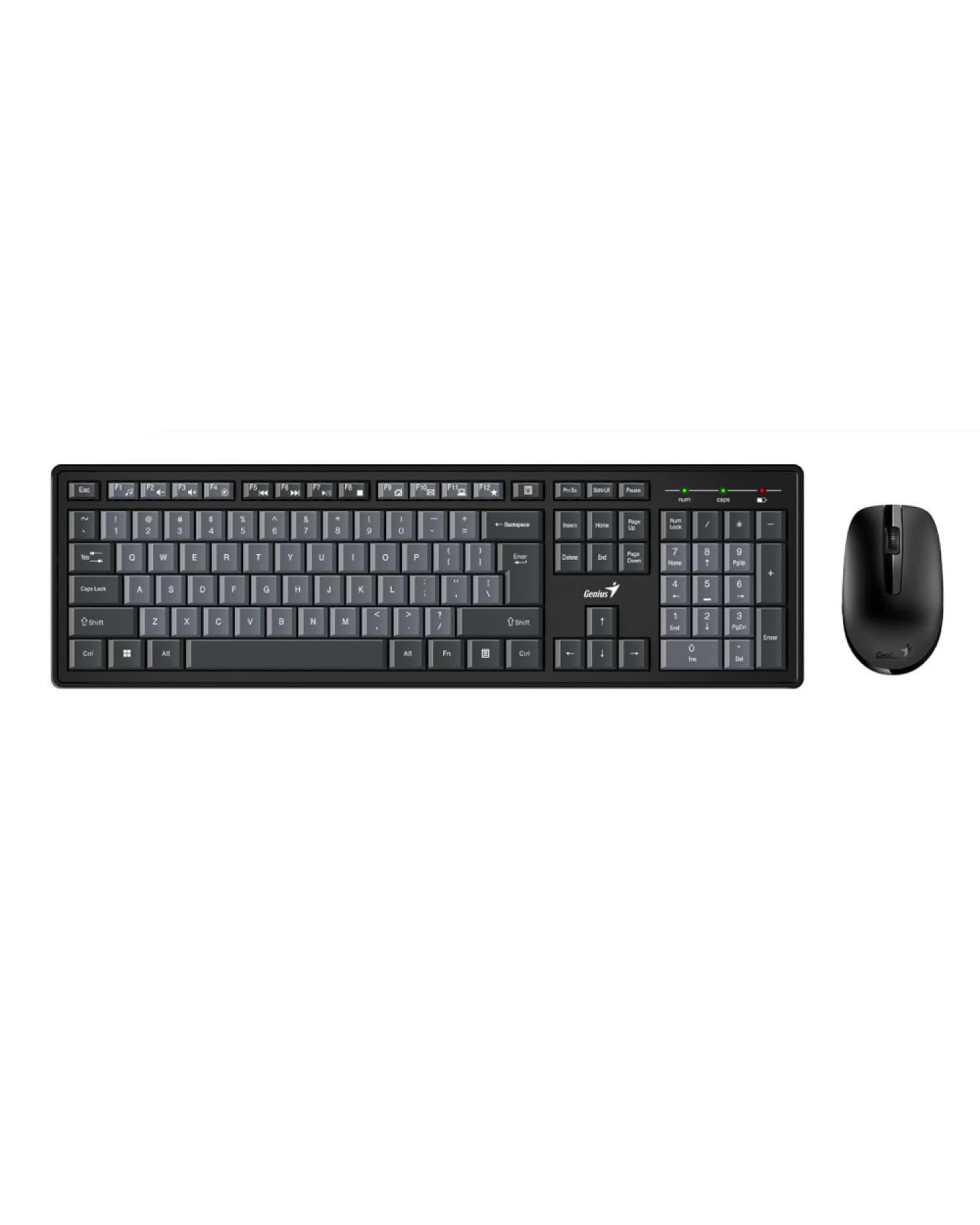 TECLADO + MOUSE WIRELESS COMBO GENIUS KM-8200 DUAL COLOR