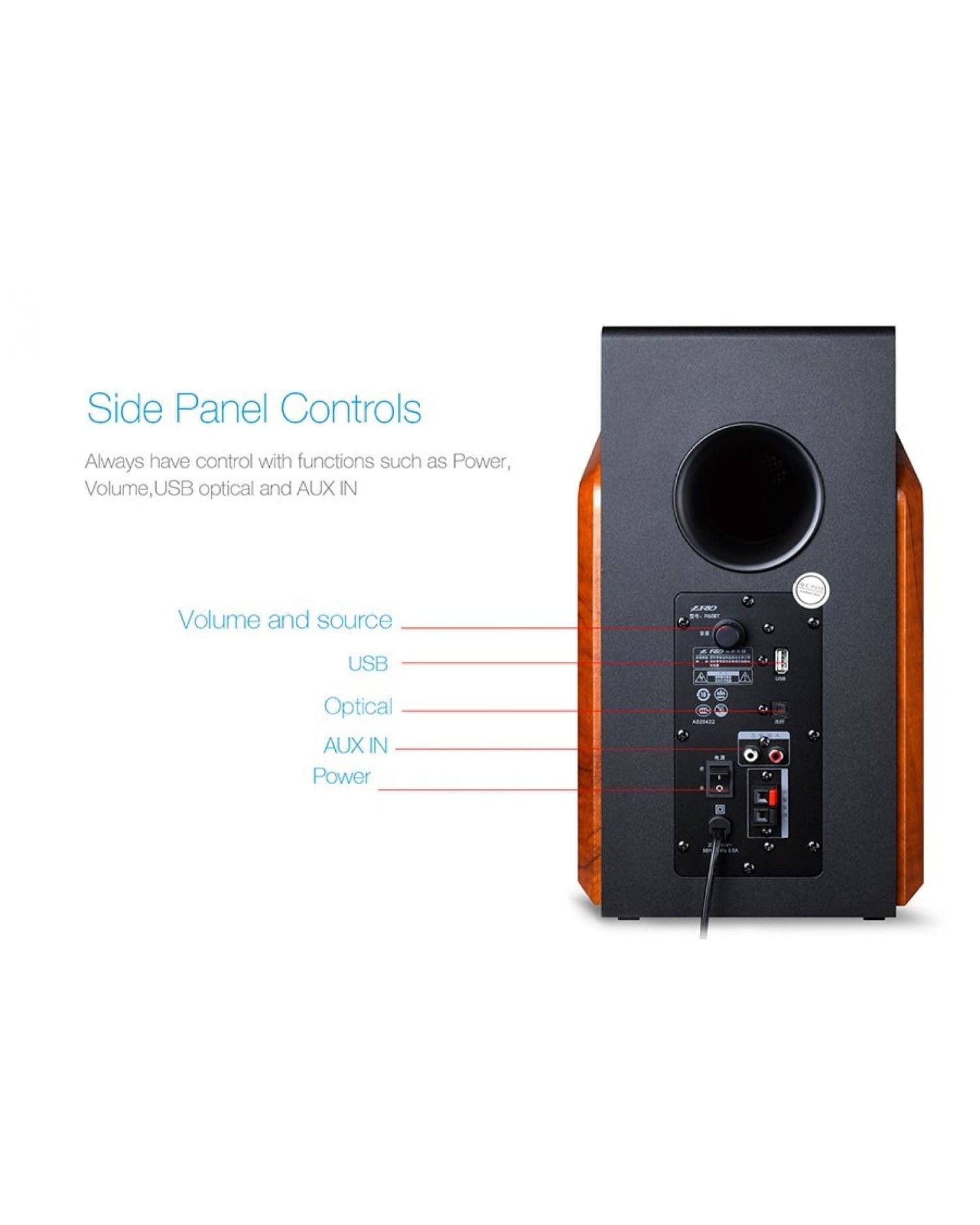 PARLANTE FYD FENDA R60BT WOOD