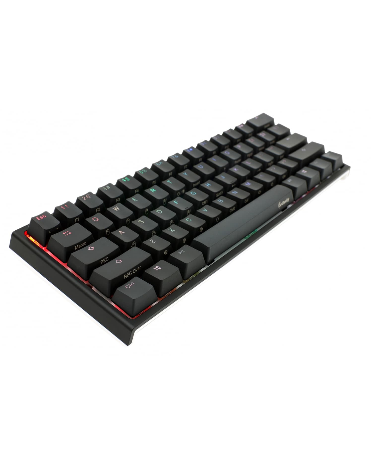 TECLADO GAMER DUCKY ONE 2 MINI RGB CHERRY MX BROWN DOUBLE SHOT PBT MECANICO