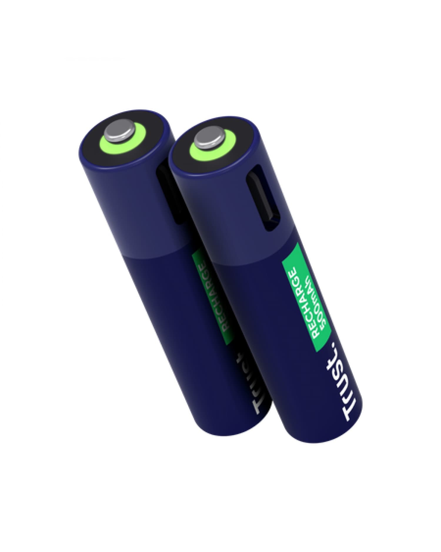 PILAS AAA RECARGABLES USB-C TRUST CON LUZ LED (2-PACK)