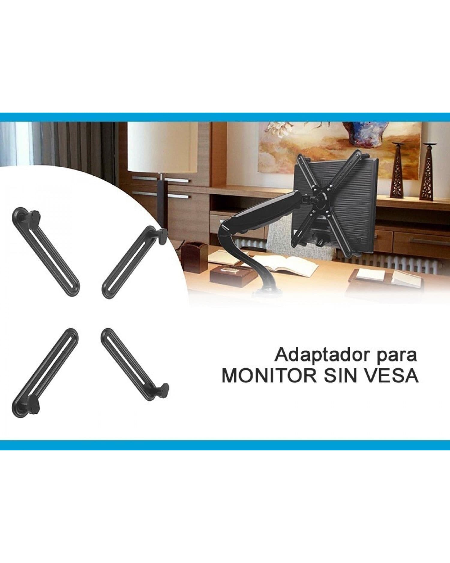 SOPORTE ADAPTADOR INTELAID PARA MONITOR SIN VESA 13/27 IT-DSX