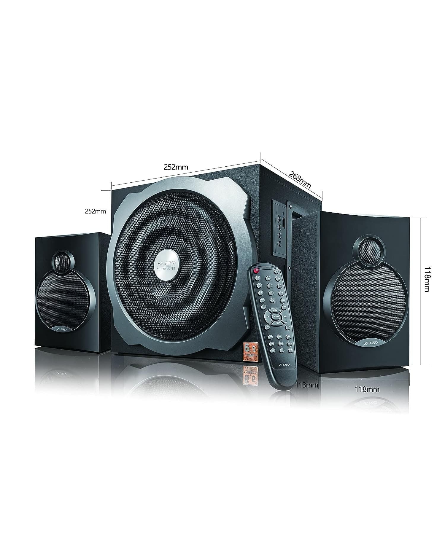 PARLANTE FYD FENDA A521X BLACK 2.1