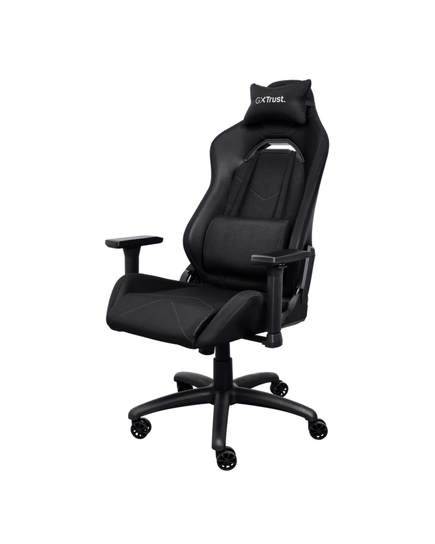 SILLA GAMER GXTRUST 714 RUYA ERGONÓMICA Y TRANSPIRABLE CON APOYO 3D NEGRO