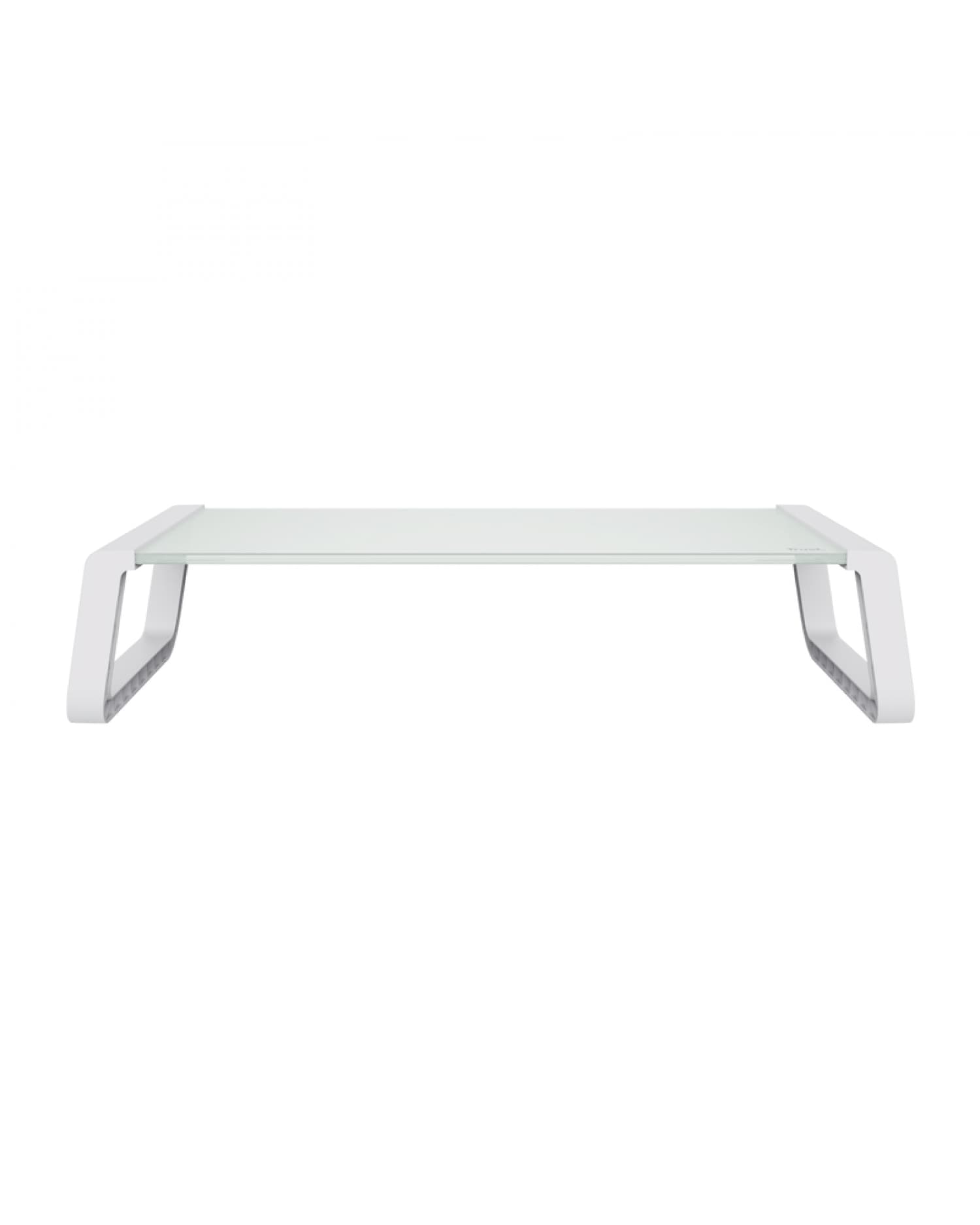 SOPORTE TRUST MONTA MONITOR VIDRIO STAND WHITE