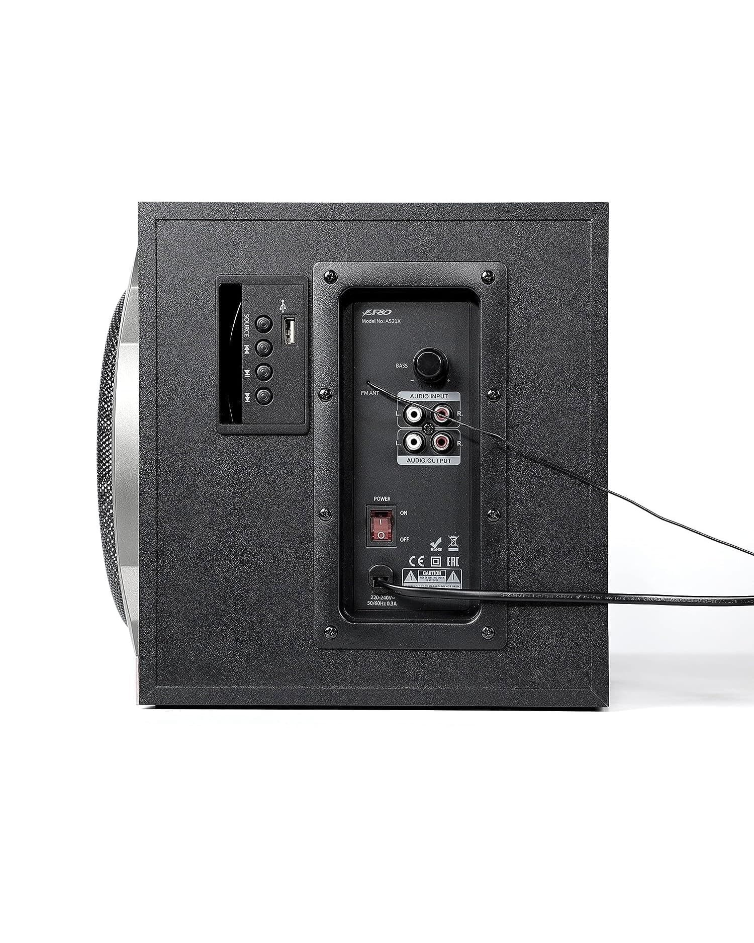 PARLANTE FYD FENDA A521X BLACK 2.1