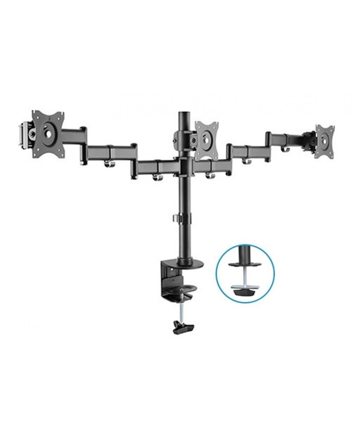 SOPORTE INTELAID DE ESCRITORIO TRIPLE 13/27 VESA 100X100 IT-DB3E