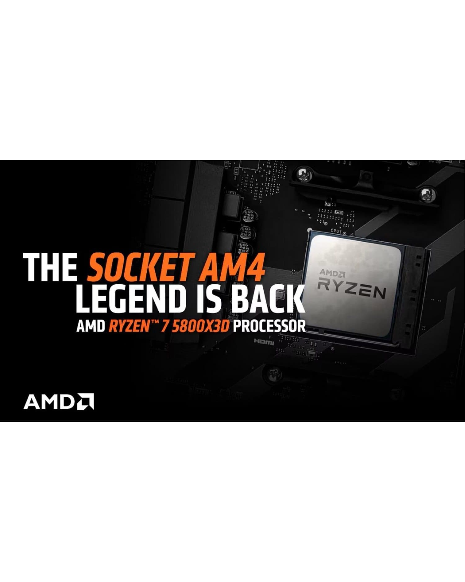 PROCESADOR AMD (AM4) RYZEN 7 5800X3D / SIN COOLER