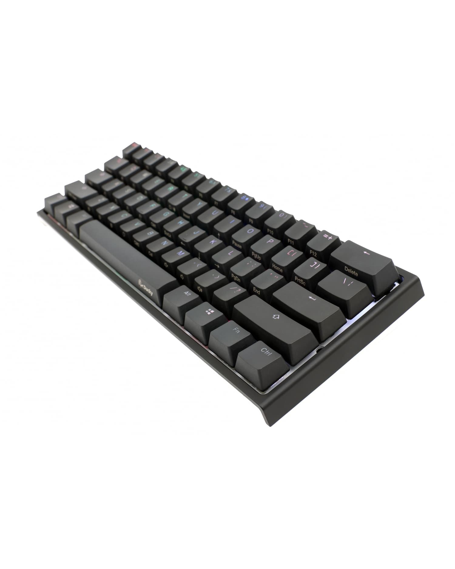 TECLADO GAMER DUCKY ONE 2 MINI RGB CHERRY MX BROWN DOUBLE SHOT PBT MECANICO