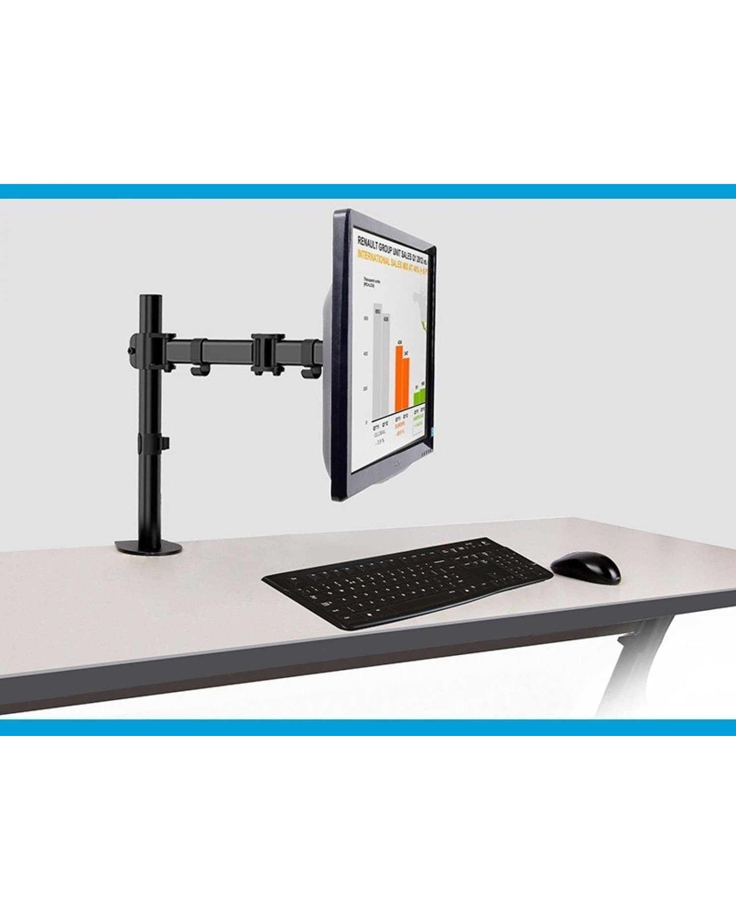 SOPORTE DE ESCRITORIO INTELAID 13/27 VESA 100X100 IT-DBSL