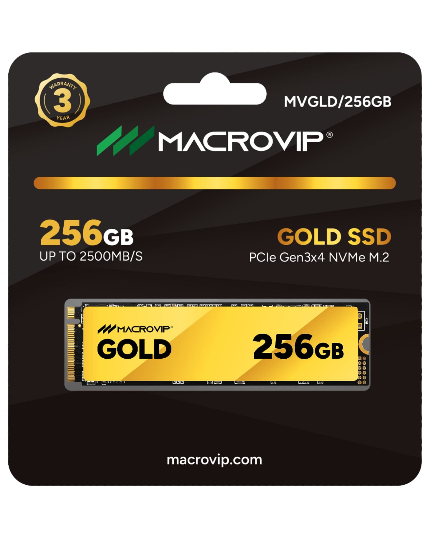 SSD M.2 256GB MACROVIP GOLD MVME