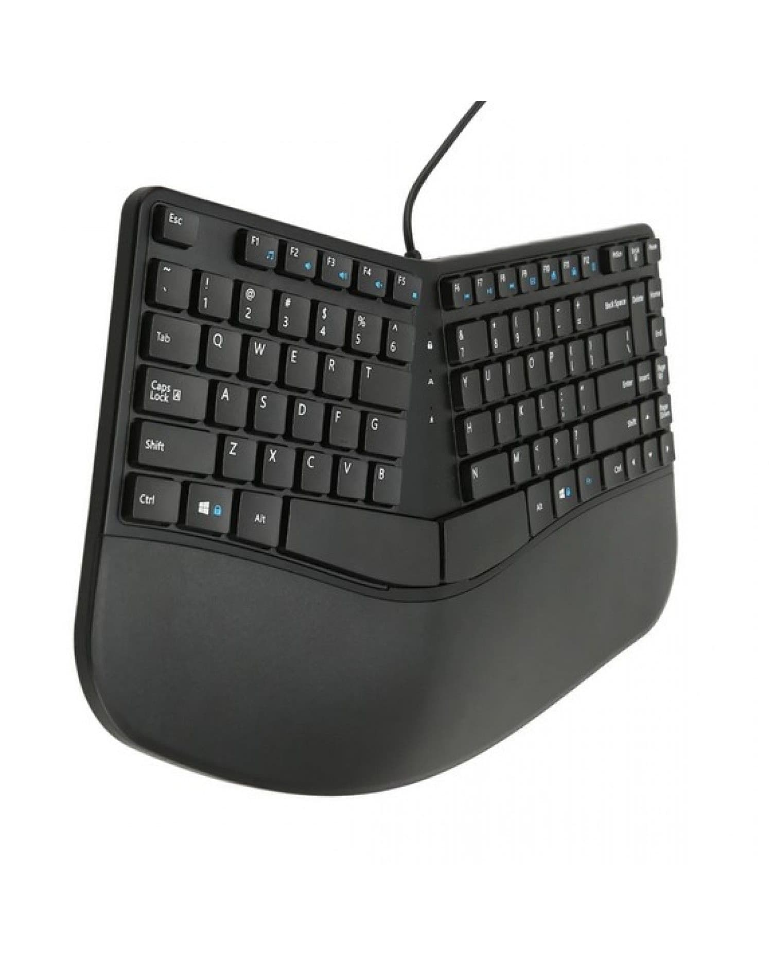 TECLADO CURVO ERGONOMICO GENIUS ERGO KB-700 BLACK USB