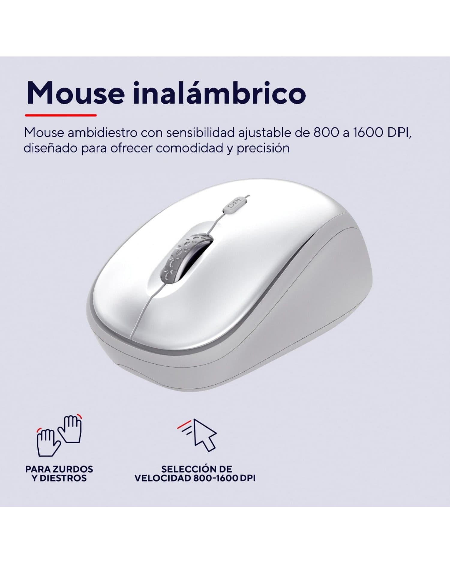 SET INALÁMBRICO TRUST ODY II TECLADO RESISTENTE + MOUSE SILENCIOSO BLANCO