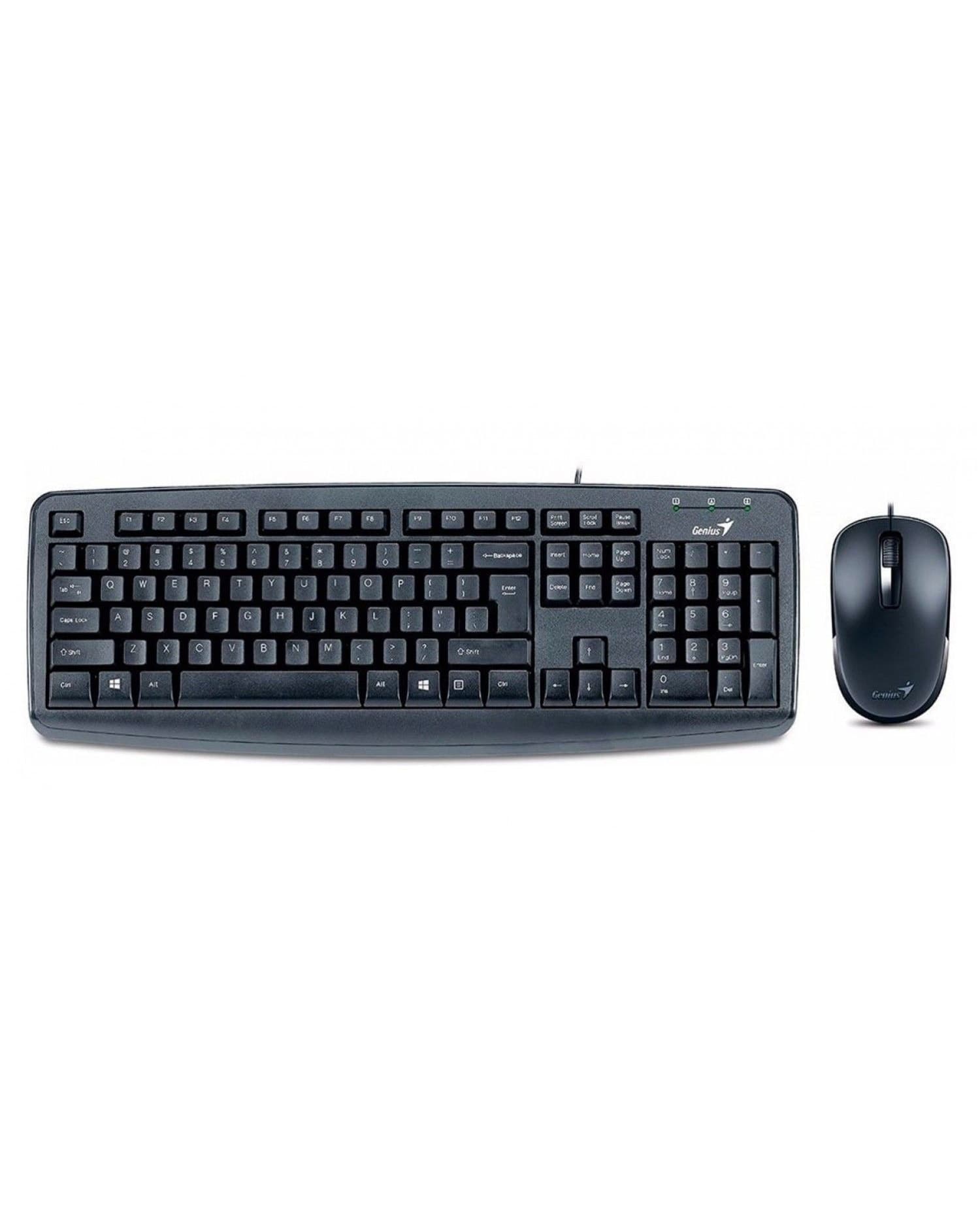 OUTLET TECLADO GENIUS + MOUSE KM-130 USB