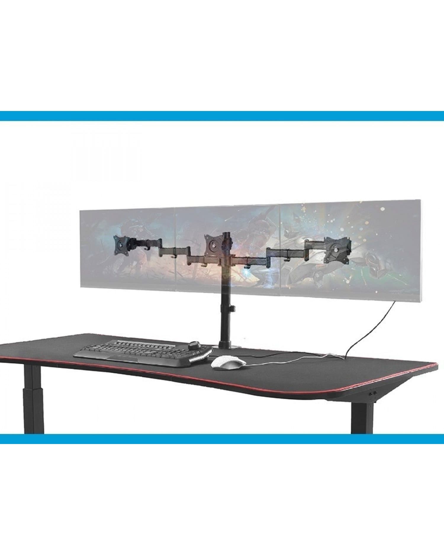 SOPORTE INTELAID DE ESCRITORIO TRIPLE 13/27 VESA 100X100 IT-DB3E
