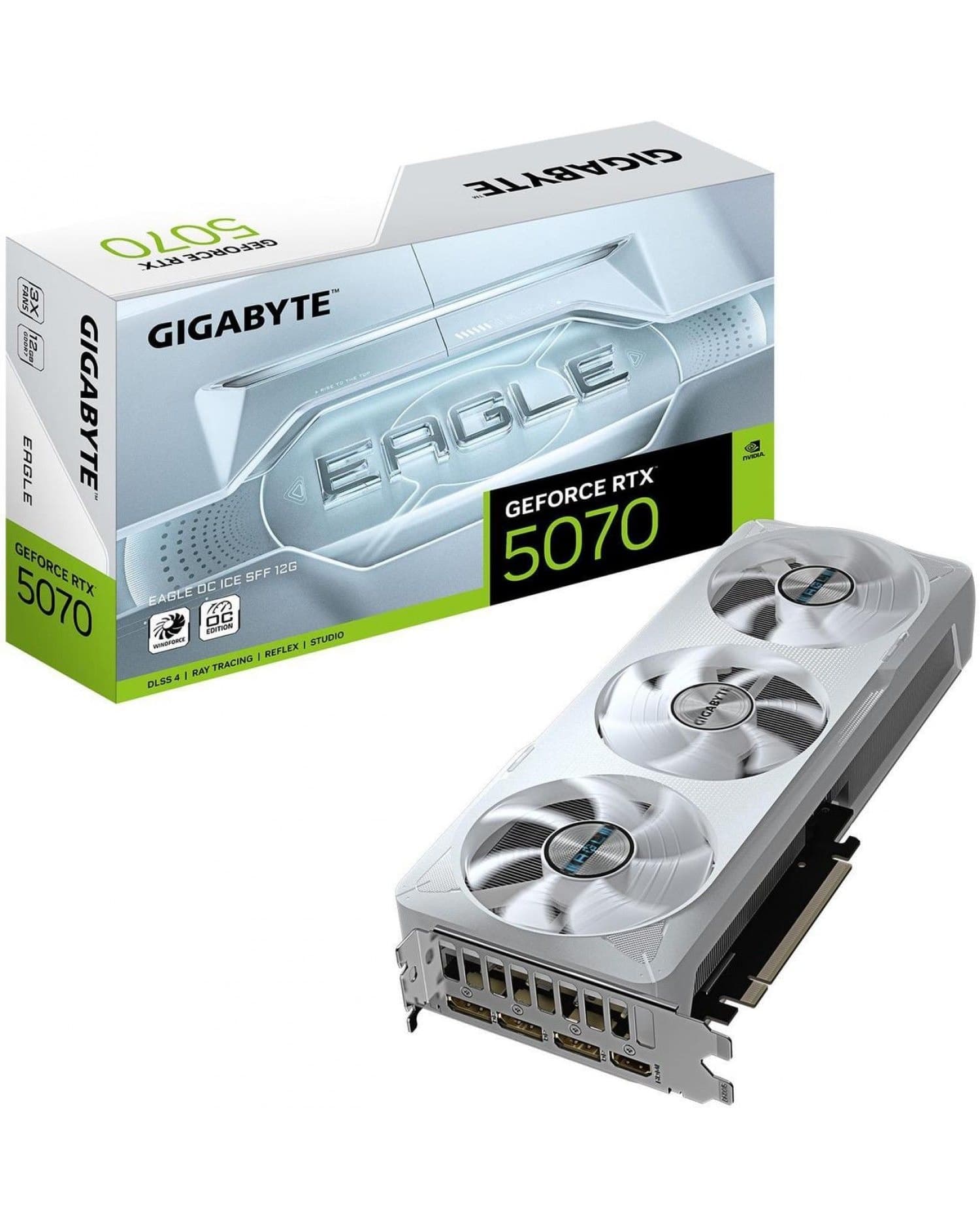 PLACA DE VIDEO GIGABYTE RTX 5070 EAGLE OC ICE 12GB (WHITE)