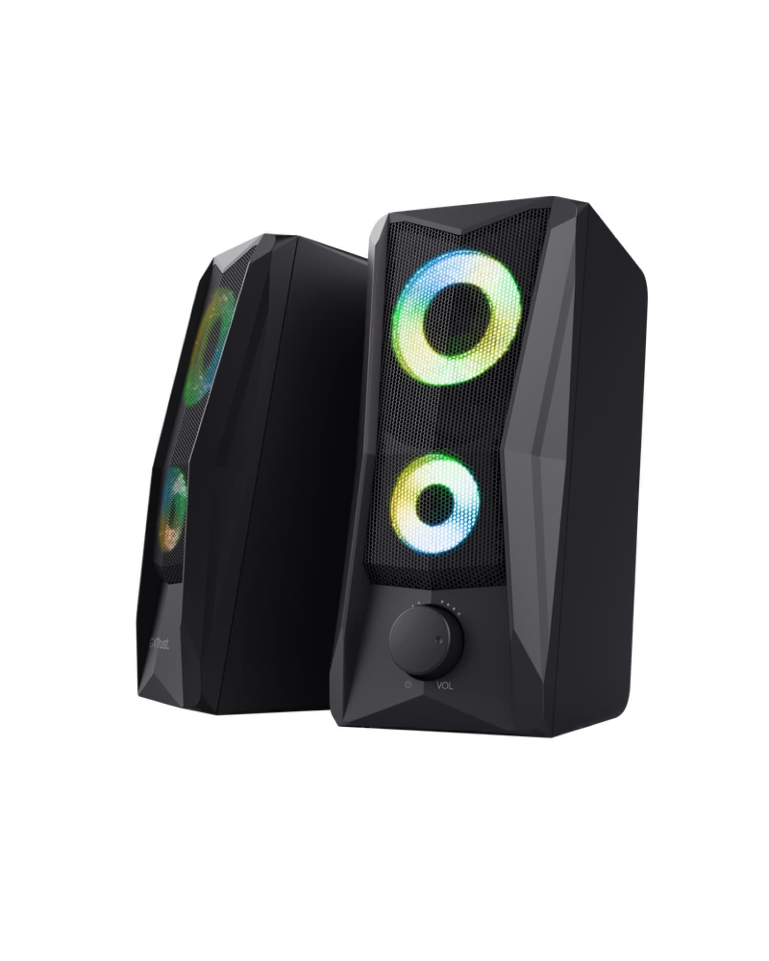 PARLANTE TRUST JAVV RGB SET BLACK 2.0 GXT606B