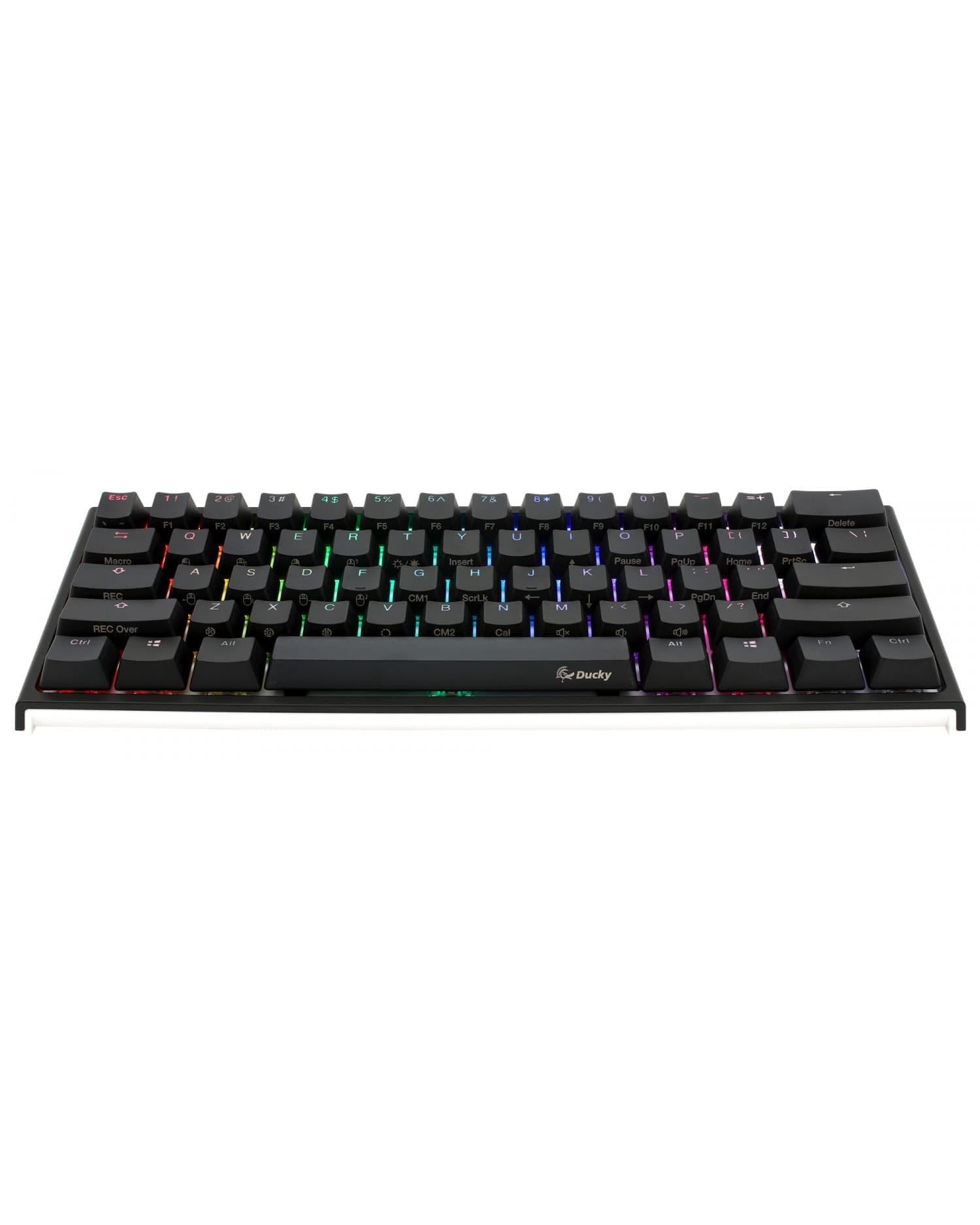 TECLADO GAMER DUCKY ONE 2 MINI RGB CHERRY MX BROWN DOUBLE SHOT PBT MECANICO