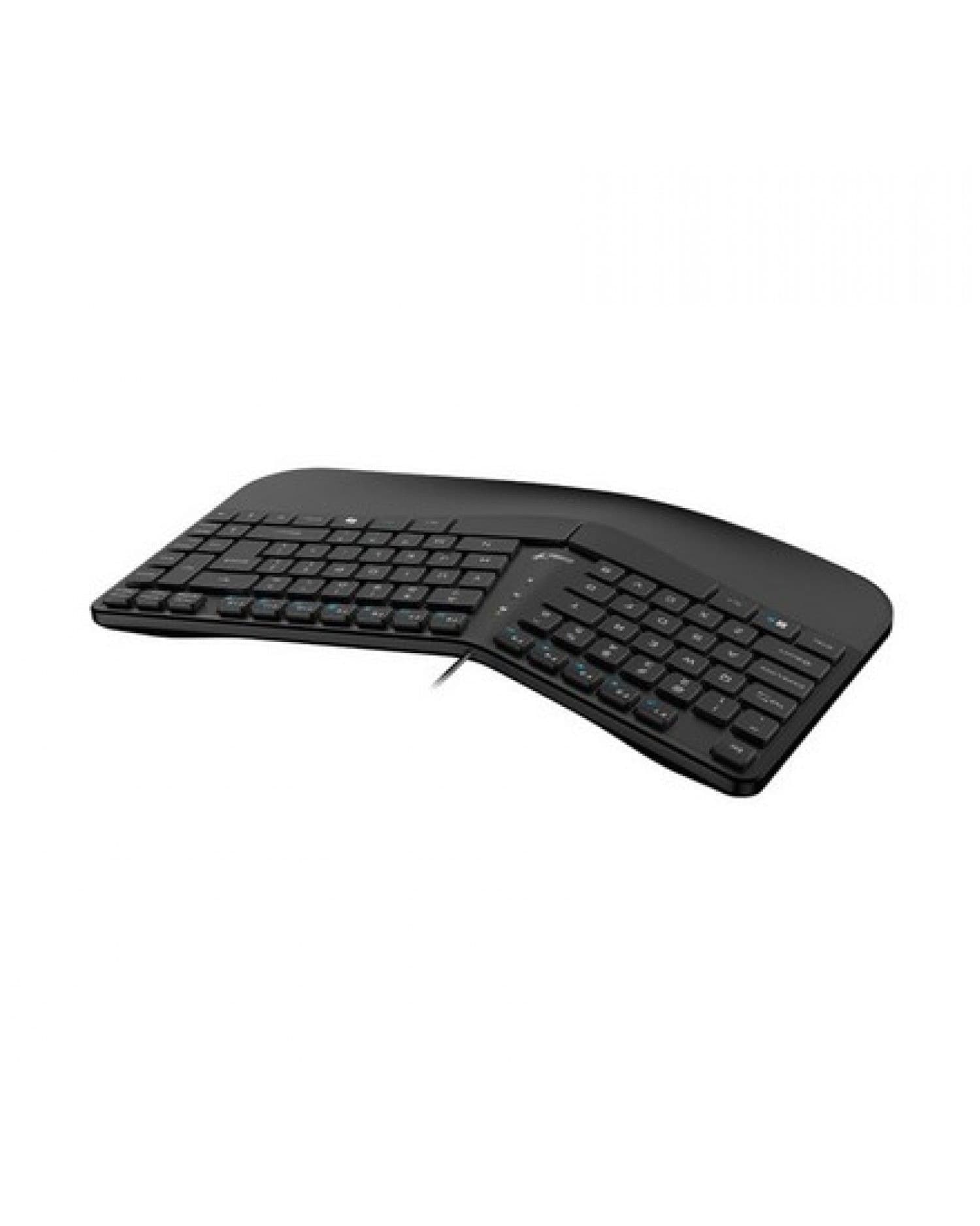 TECLADO CURVO ERGONOMICO GENIUS ERGO KB-700 BLACK USB