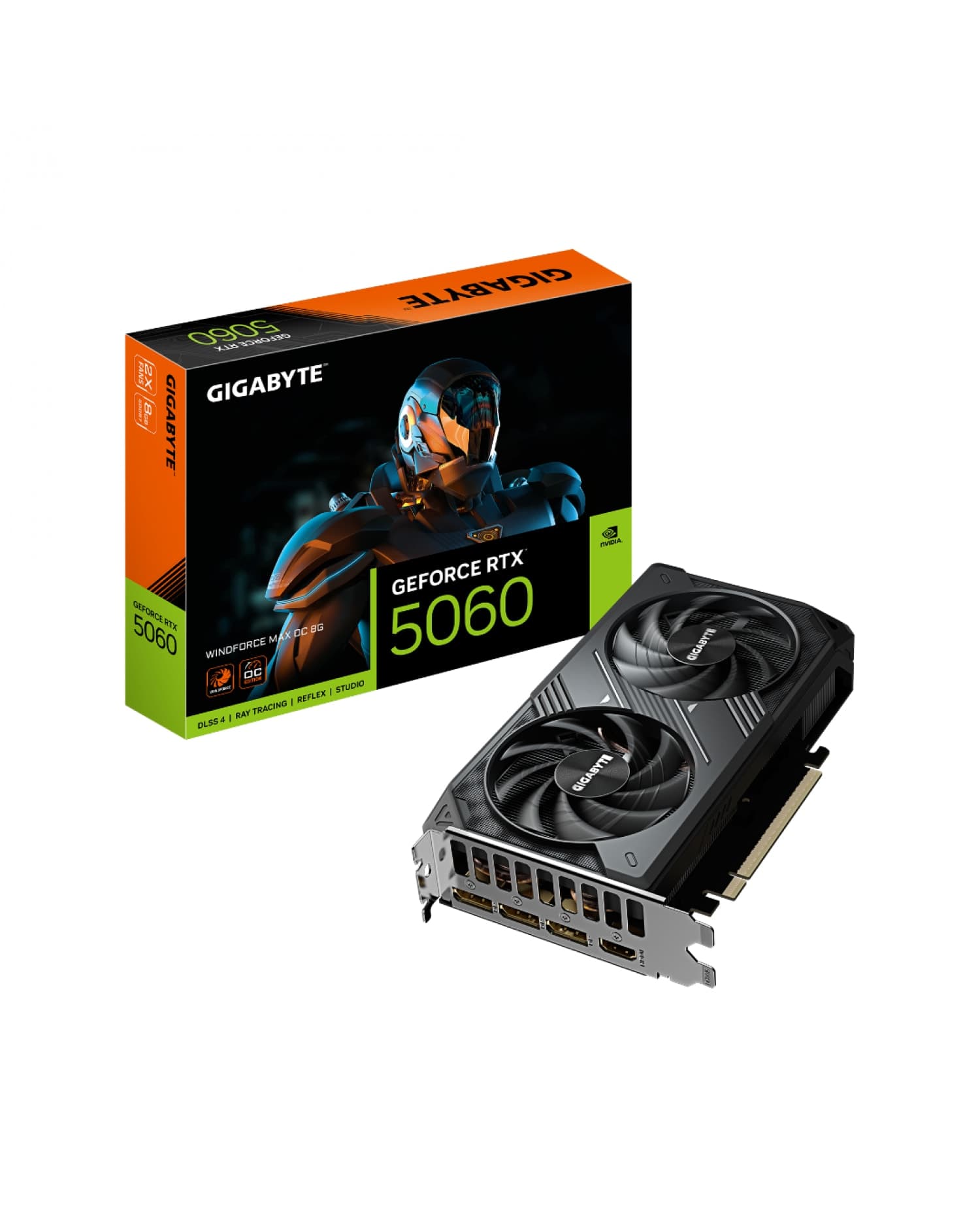 PLACA DE VIDEO GIGABYTE RTX 5060 WF2 MAX OC 8G