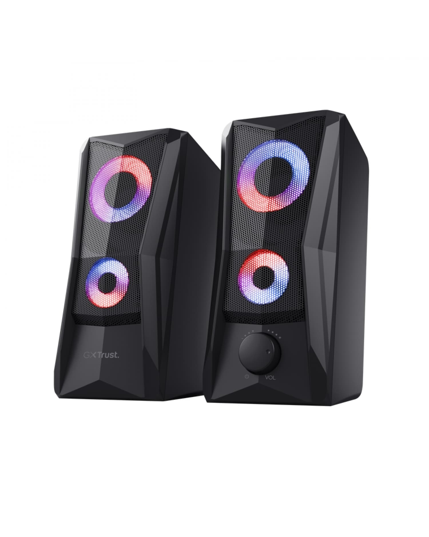 PARLANTE TRUST JAVV RGB SET BLACK 2.0 GXT606B