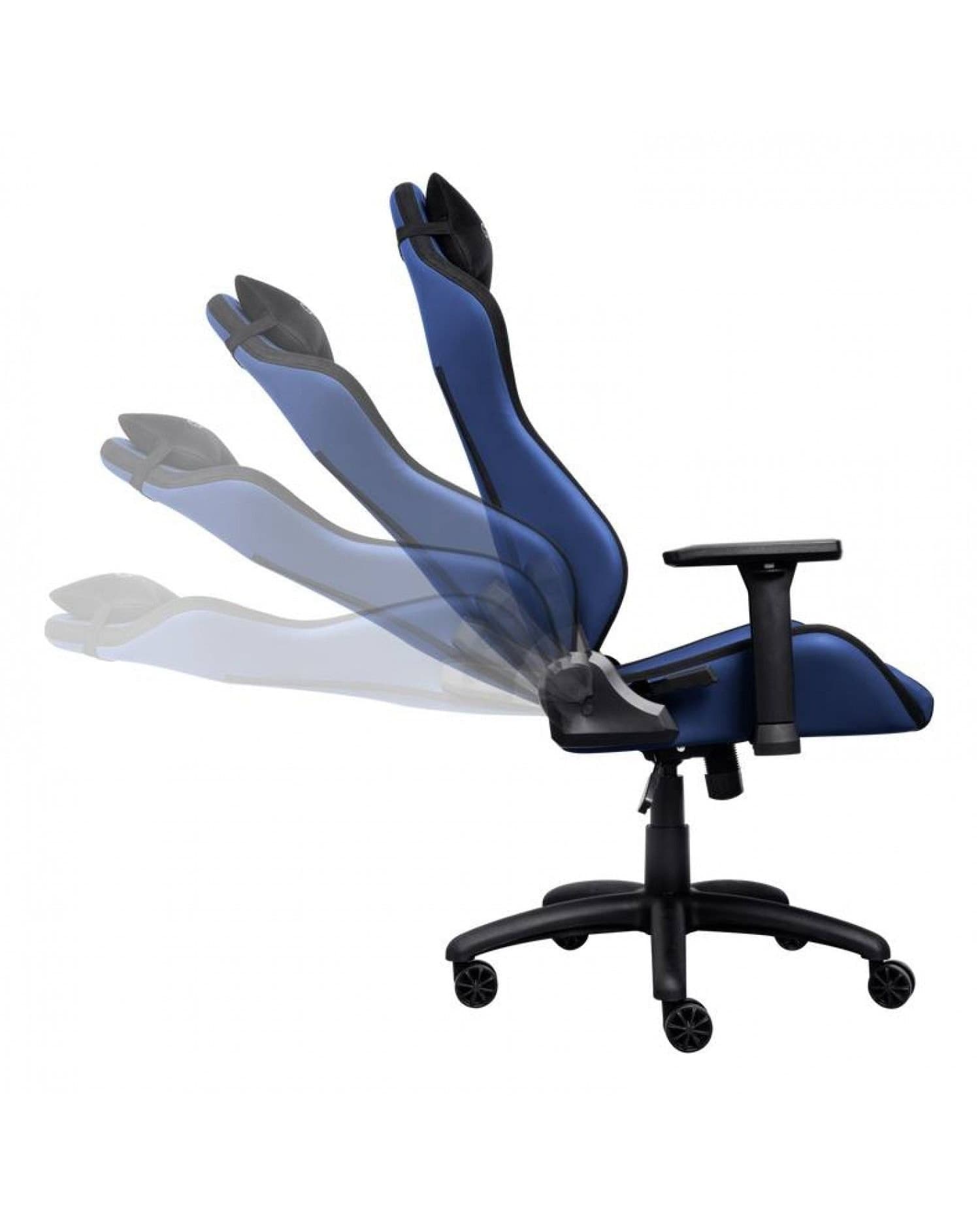 SILLA GAMER GXTRUST 714B RUYA ERGONÓMICA Y TRANSPIRABLE CON APOYO 3D AZUL