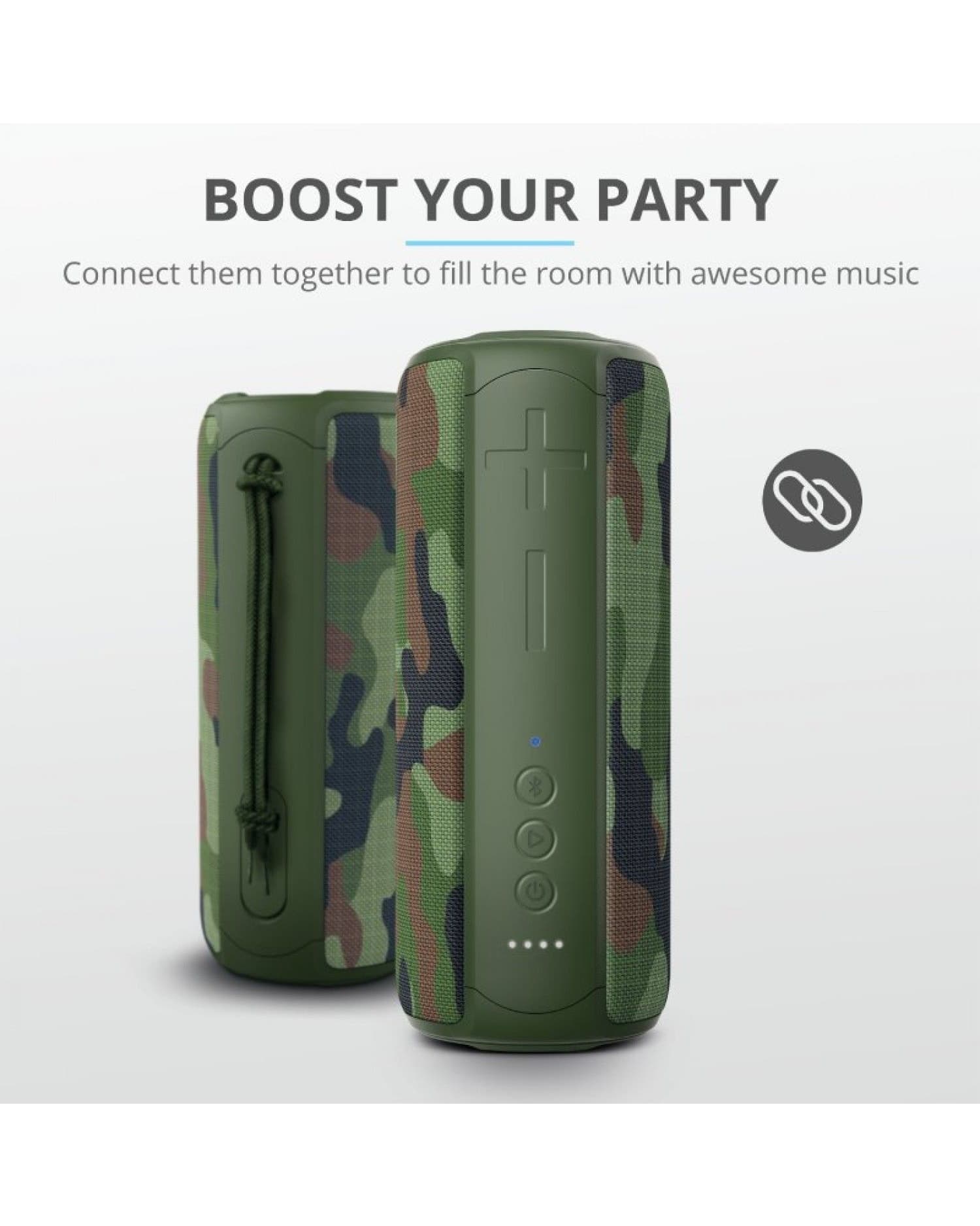 PARLANTE TRUST CARO MAX POWERFULL BLUETHOOT CAMO