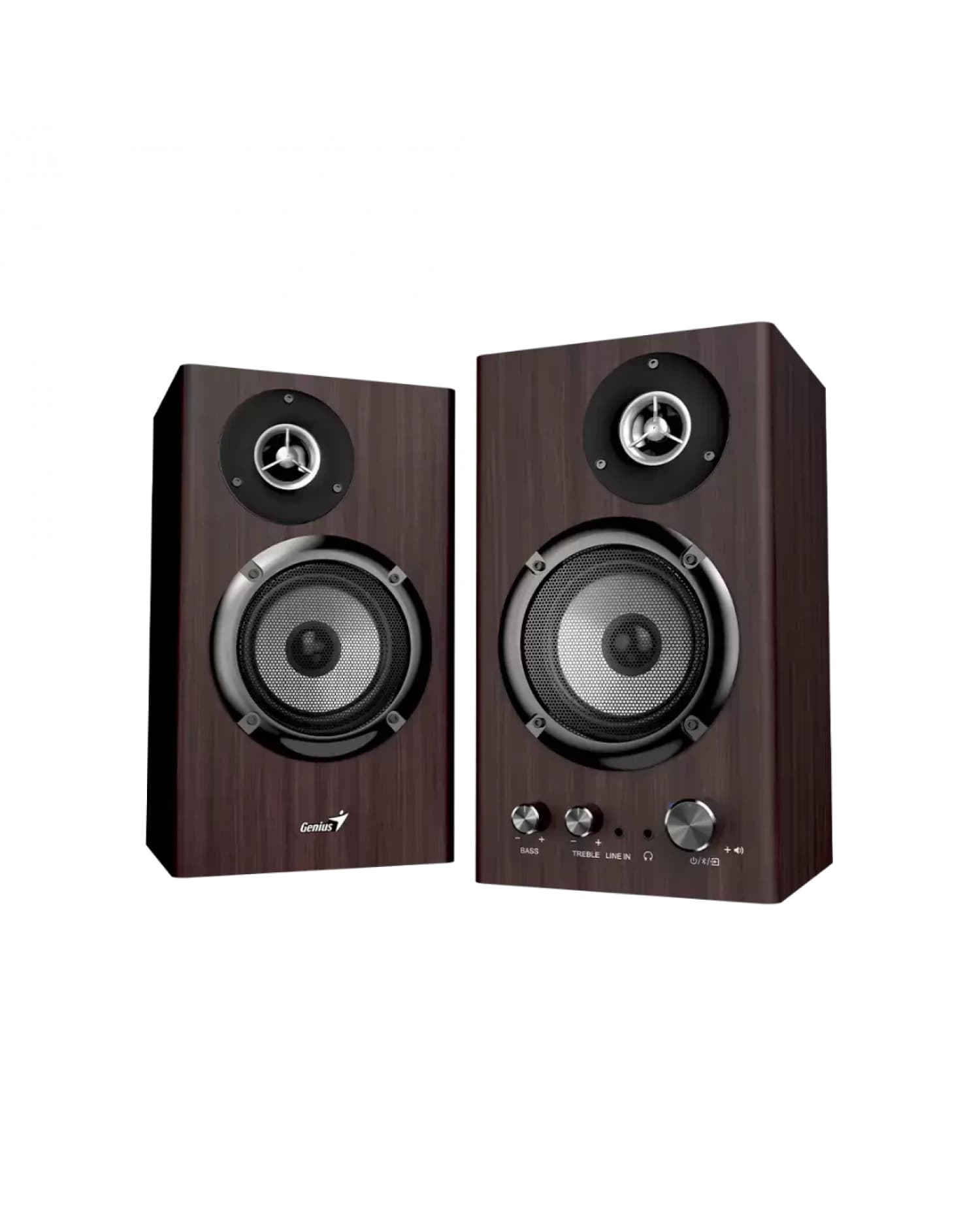 PARLANTE BLUETOOTH GENIUS SP-HF1812BT 50W DARK BROWN