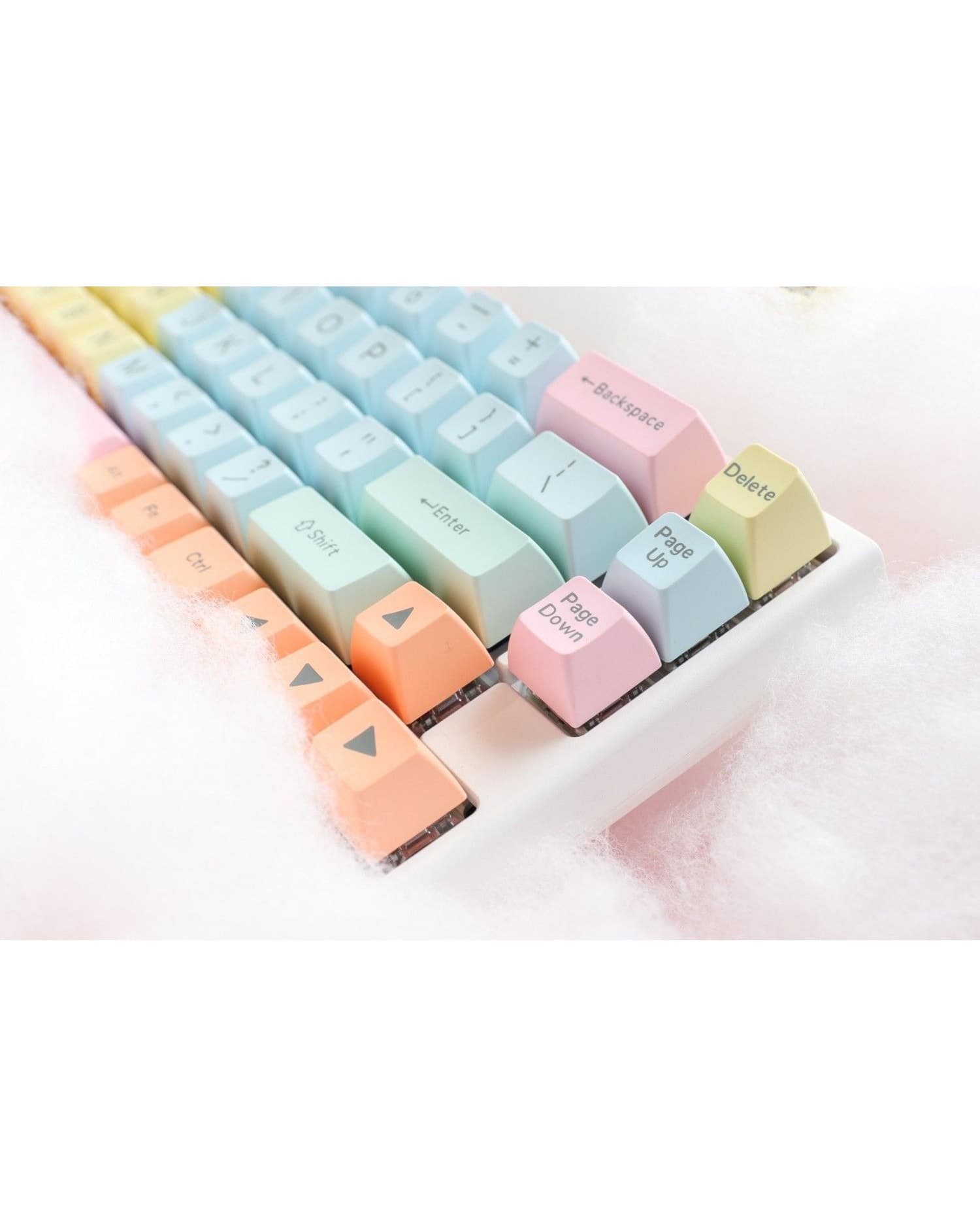 SET DE TECLAS DUCKY COTTON CANDY 108 TECLAS DOUBLE SHOT KEYCAP