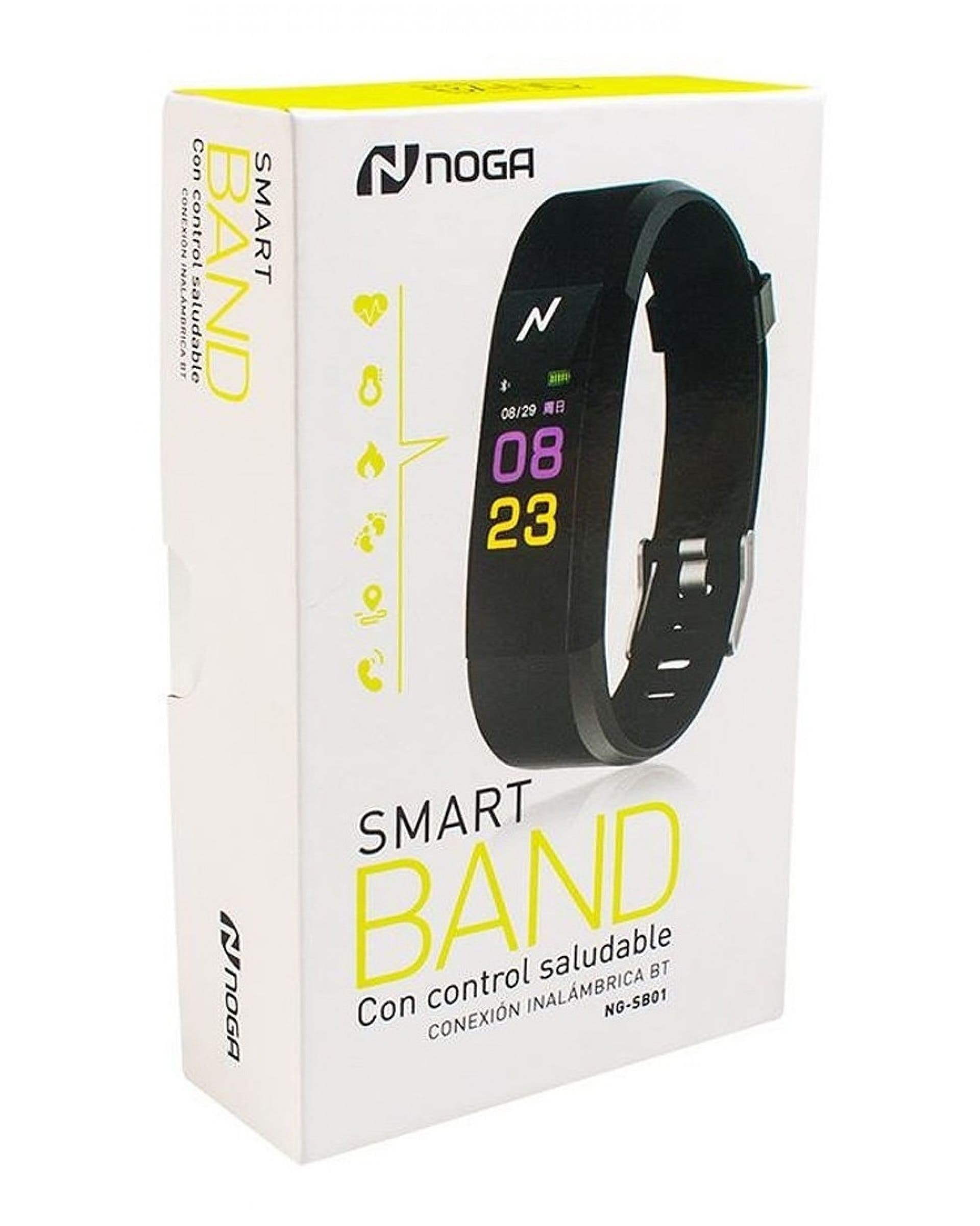 PULSERA NOGANET BT FITNESS NEGRA NG-SB01