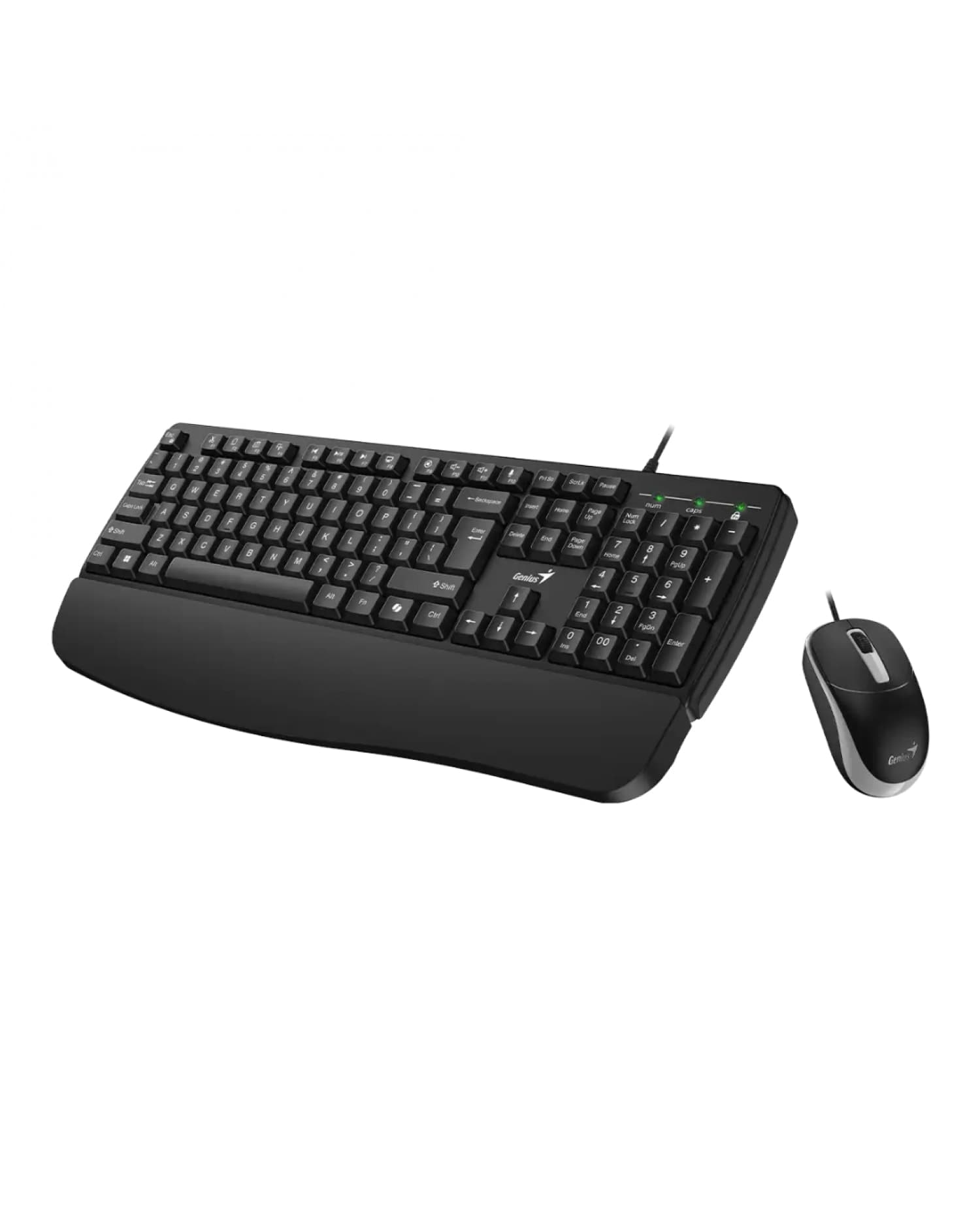 TECLADO + MOUSE COMBO USB GENIUS KM-123 BLACK