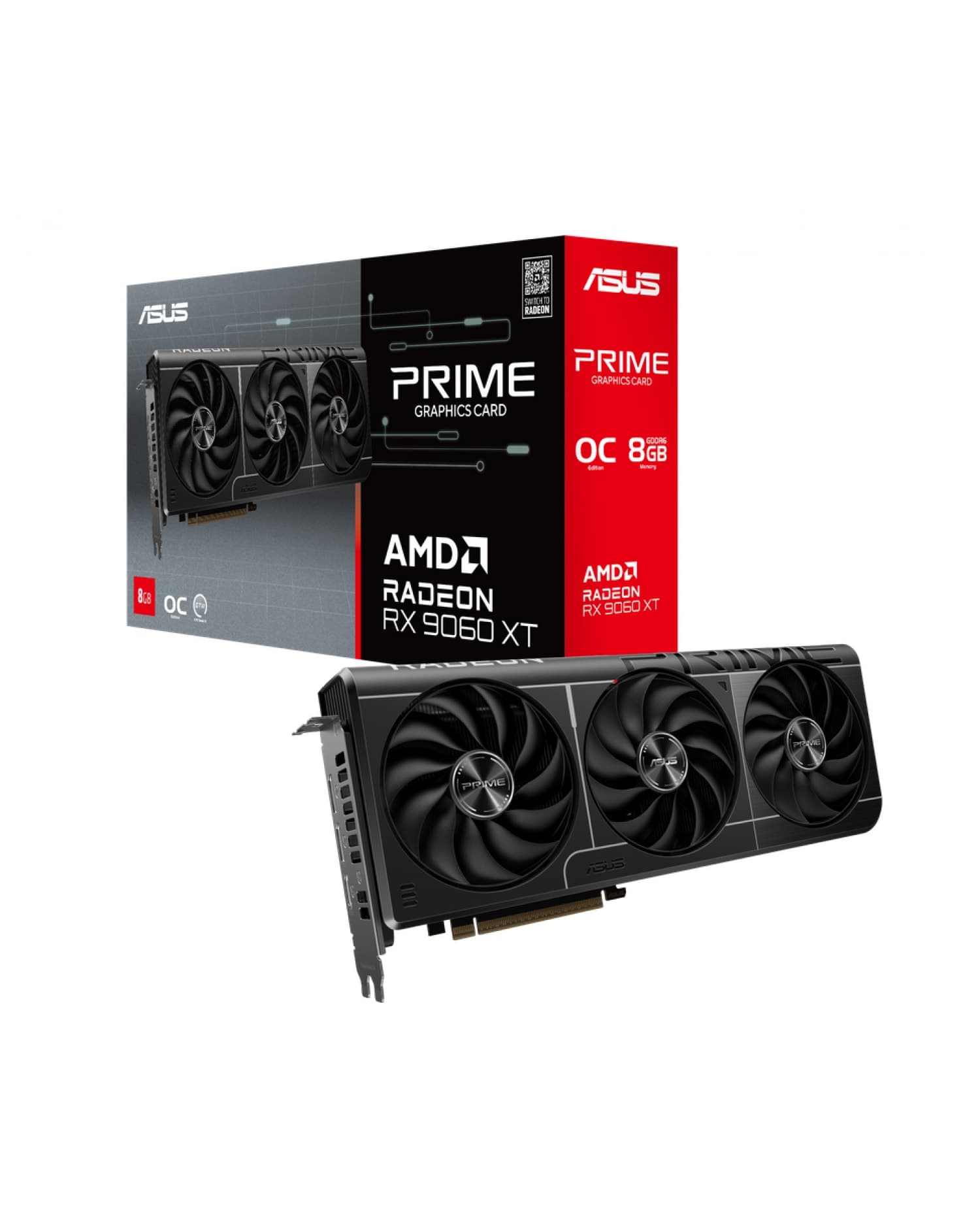 PLACA DE VIDEO ASUS PRIME RX 9060XT OC 8GB