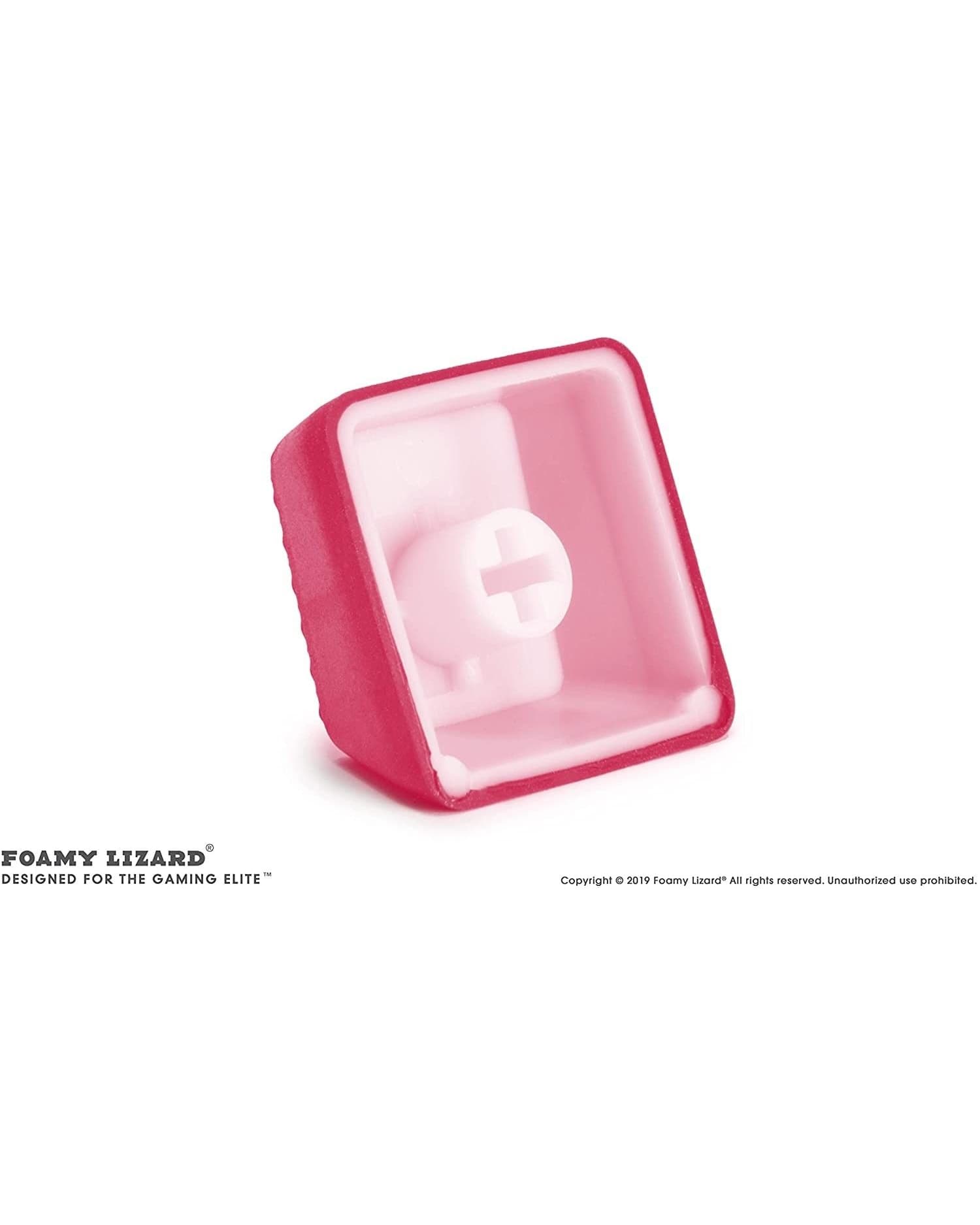 SET 31 TECLAS DUCKY GOMA TRASLUCIDAS ROJAS RED