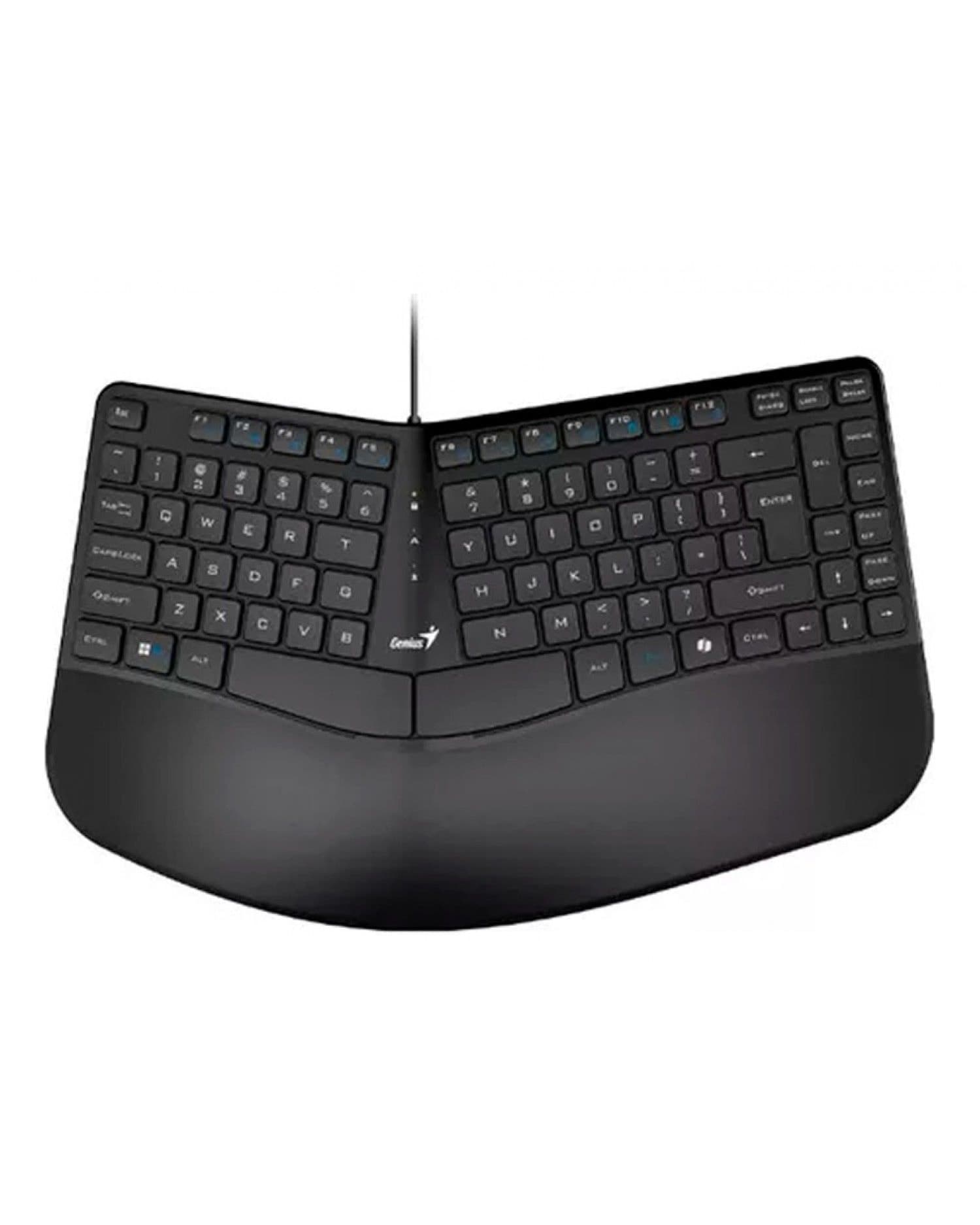TECLADO CURVO ERGONOMICO GENIUS ERGO KB-700 BLACK USB