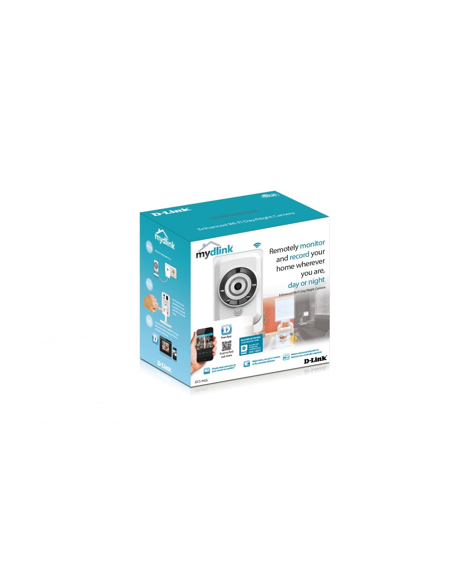 OUTLET CAMARA IP D-LINK WIRELESS DCS-942L (CAJA DAÑADA - SIN TRAFO)