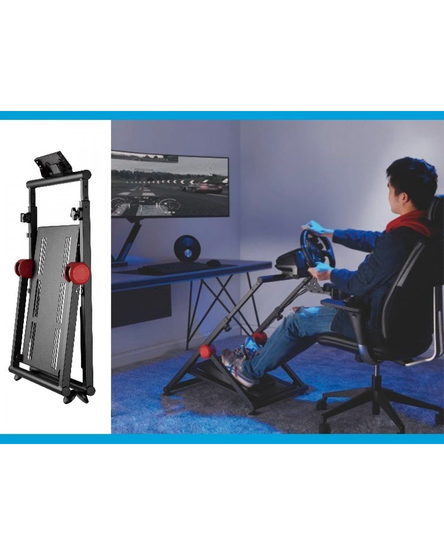 SOPORTE INTELAID BASE PLEGABLE PARA SIMULADOR GAMING IT-EGI