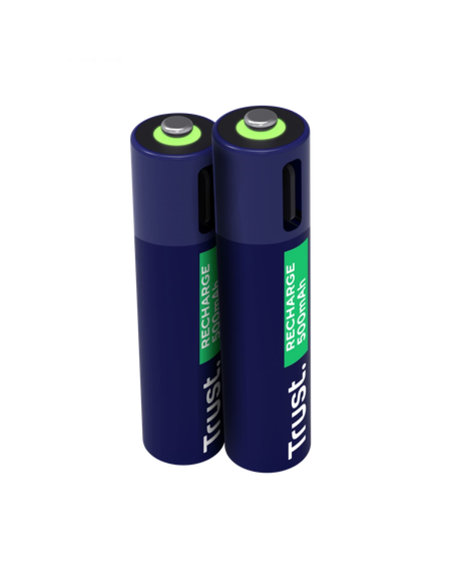 PILAS AAA RECARGABLES USB-C TRUST CON LUZ LED (2-PACK)