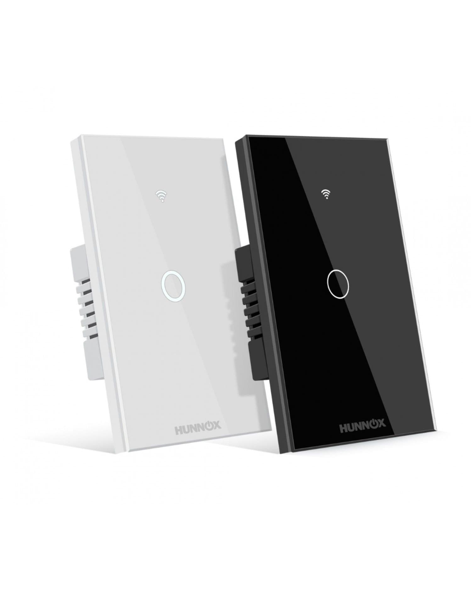 TECLA HUNNOX SMART TACTIL 1 CANAL NEGRO