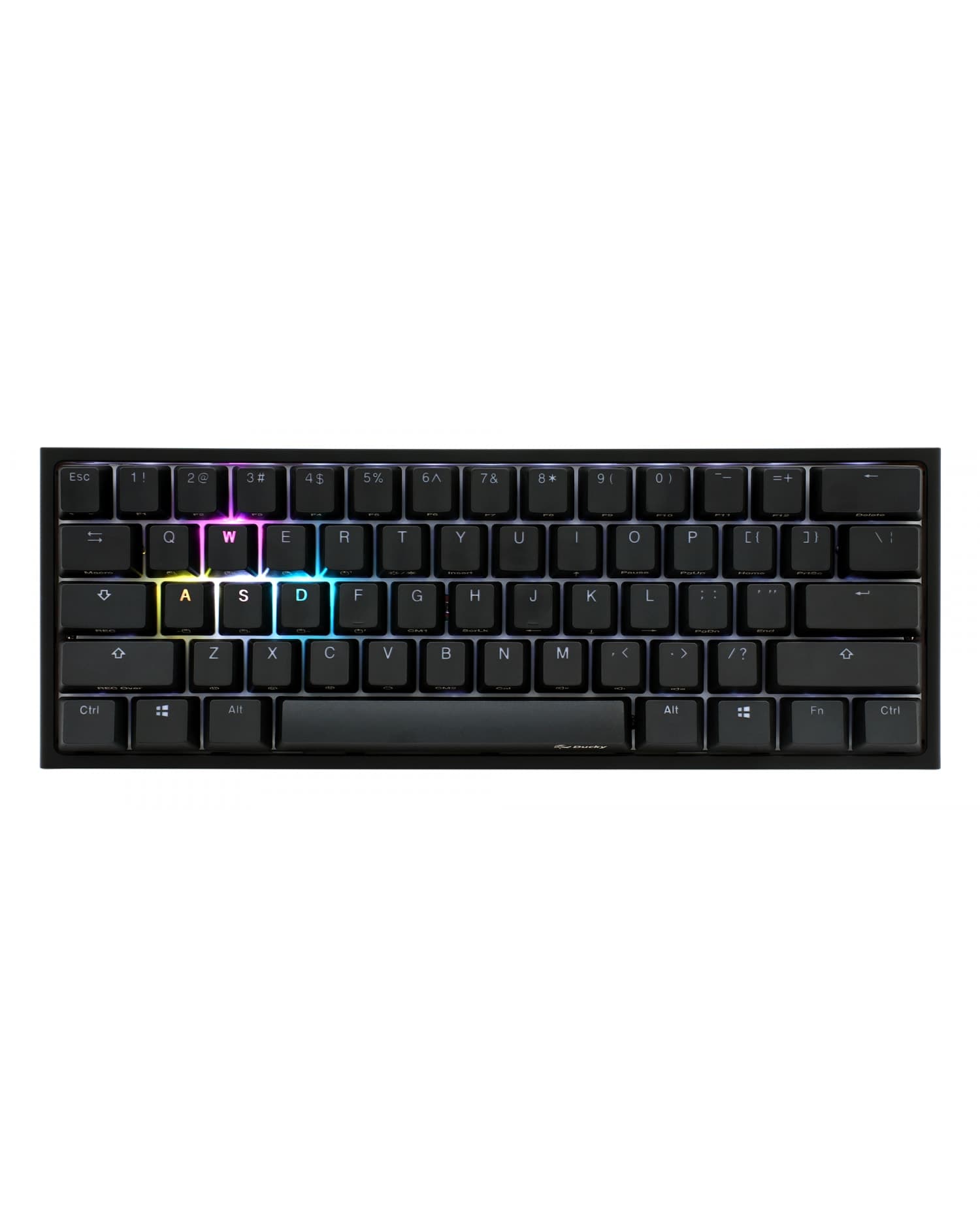 TECLADO GAMER DUCKY ONE 2 MINI RGB CHERRY MX BROWN DOUBLE SHOT PBT MECANICO