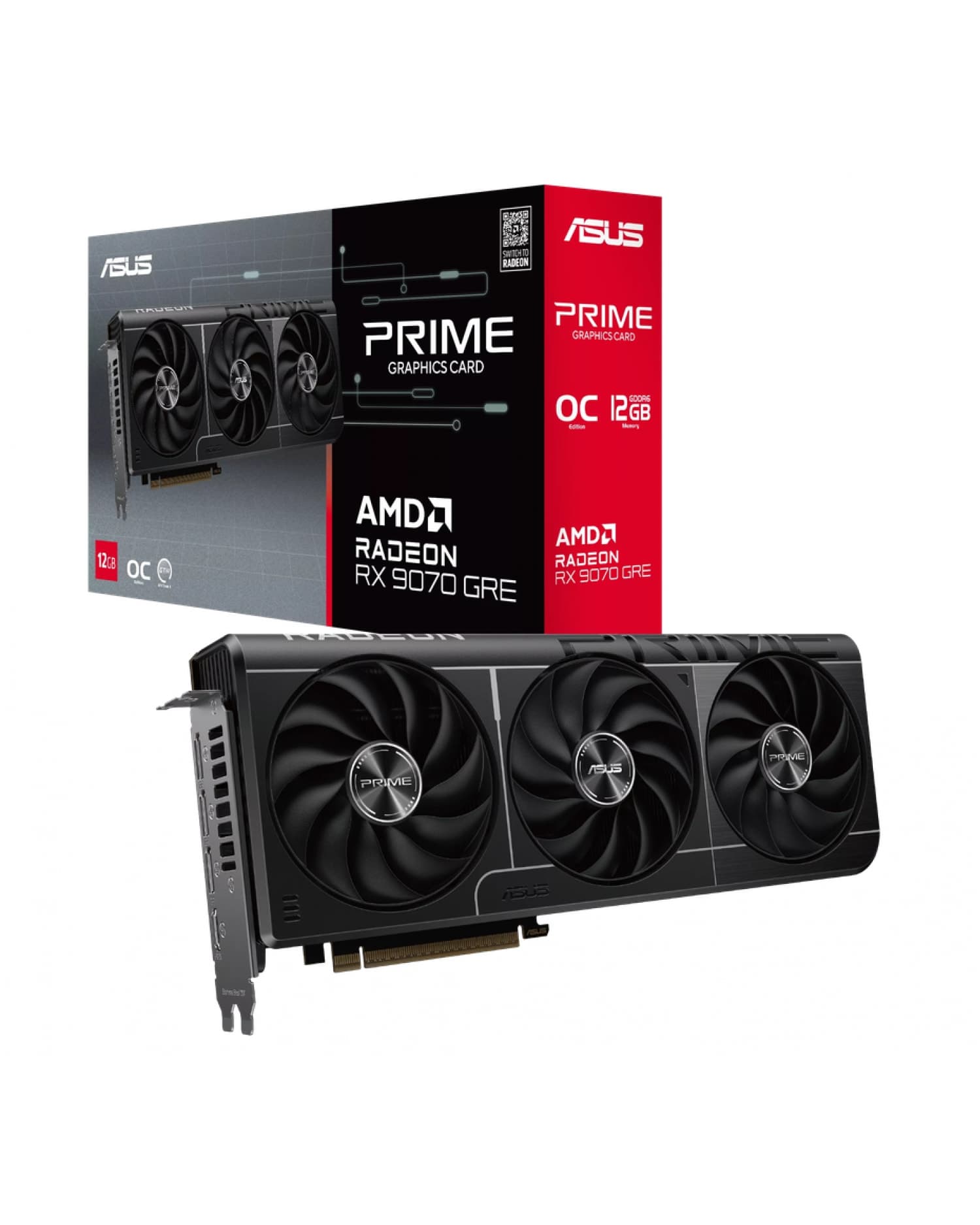 PLACA DE VIDEO ASUS PRIME RX 9070GRE O12GB