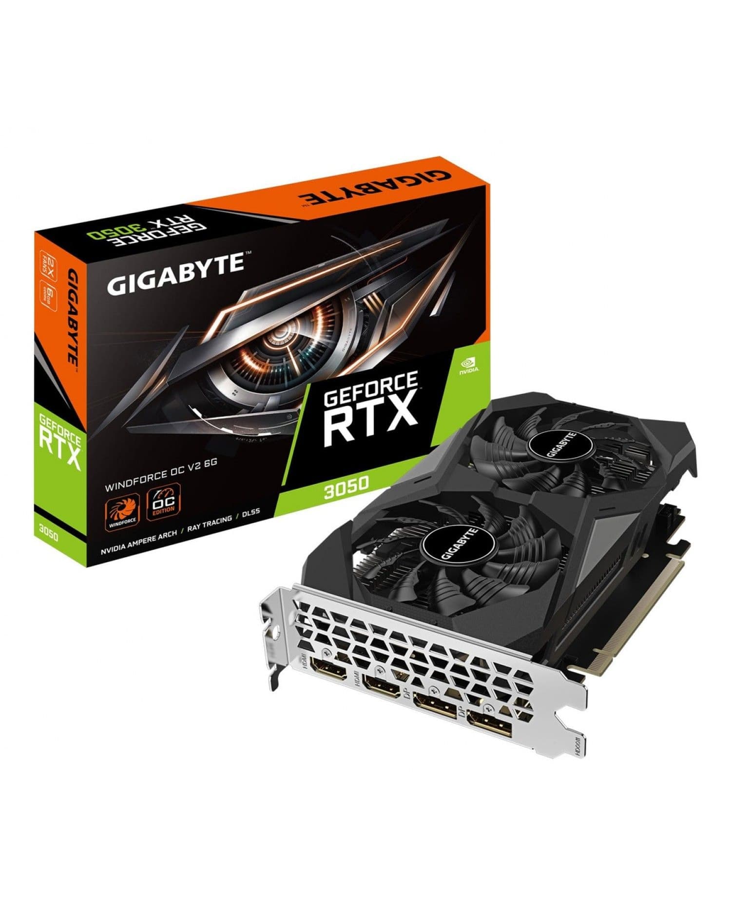 PLACA DE VIDEO GIGABYTE RTX 3050 GDDR6 6GB