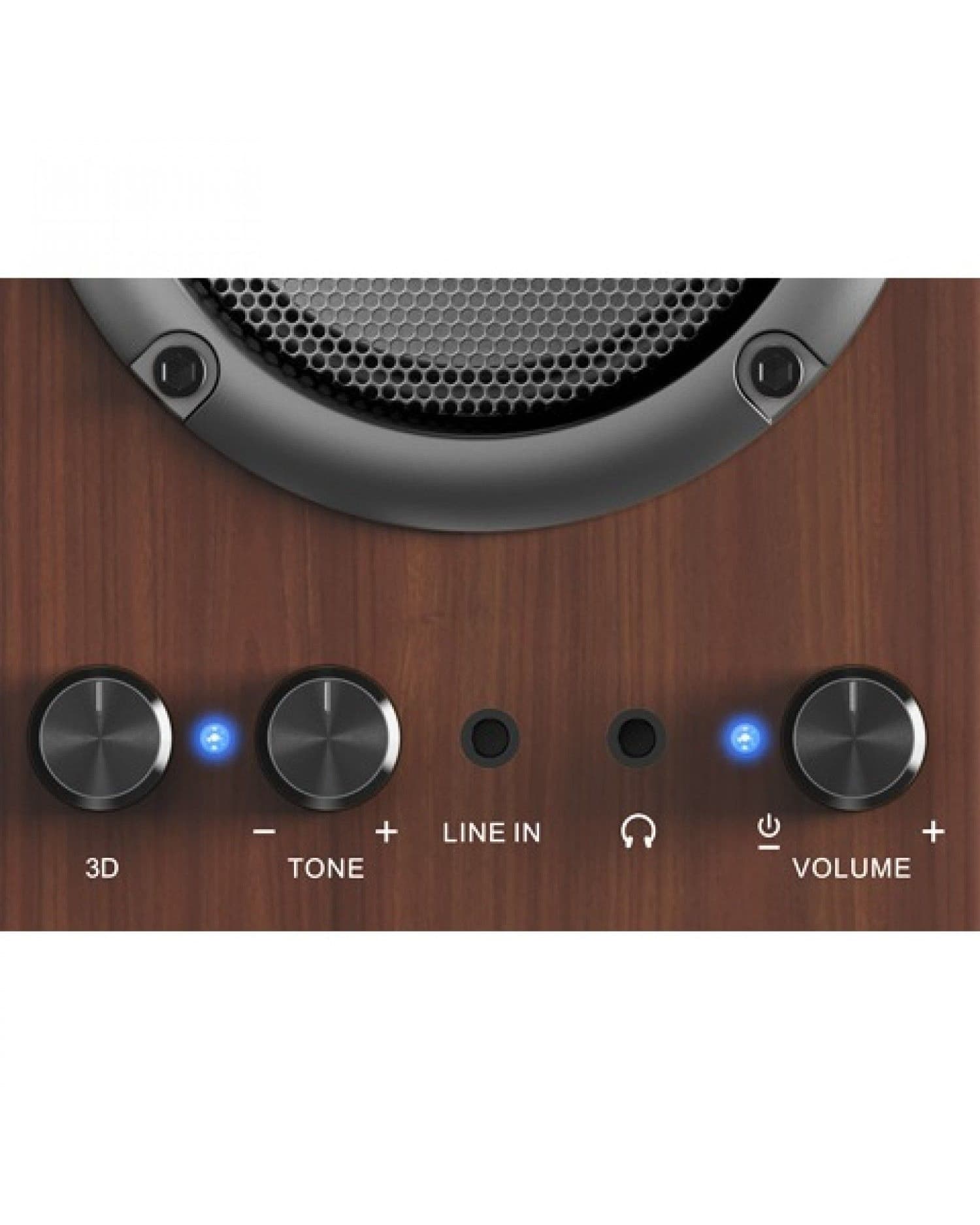 PARLANTE GENIUS SP-HF500B WOOD 2.0CH USB-C