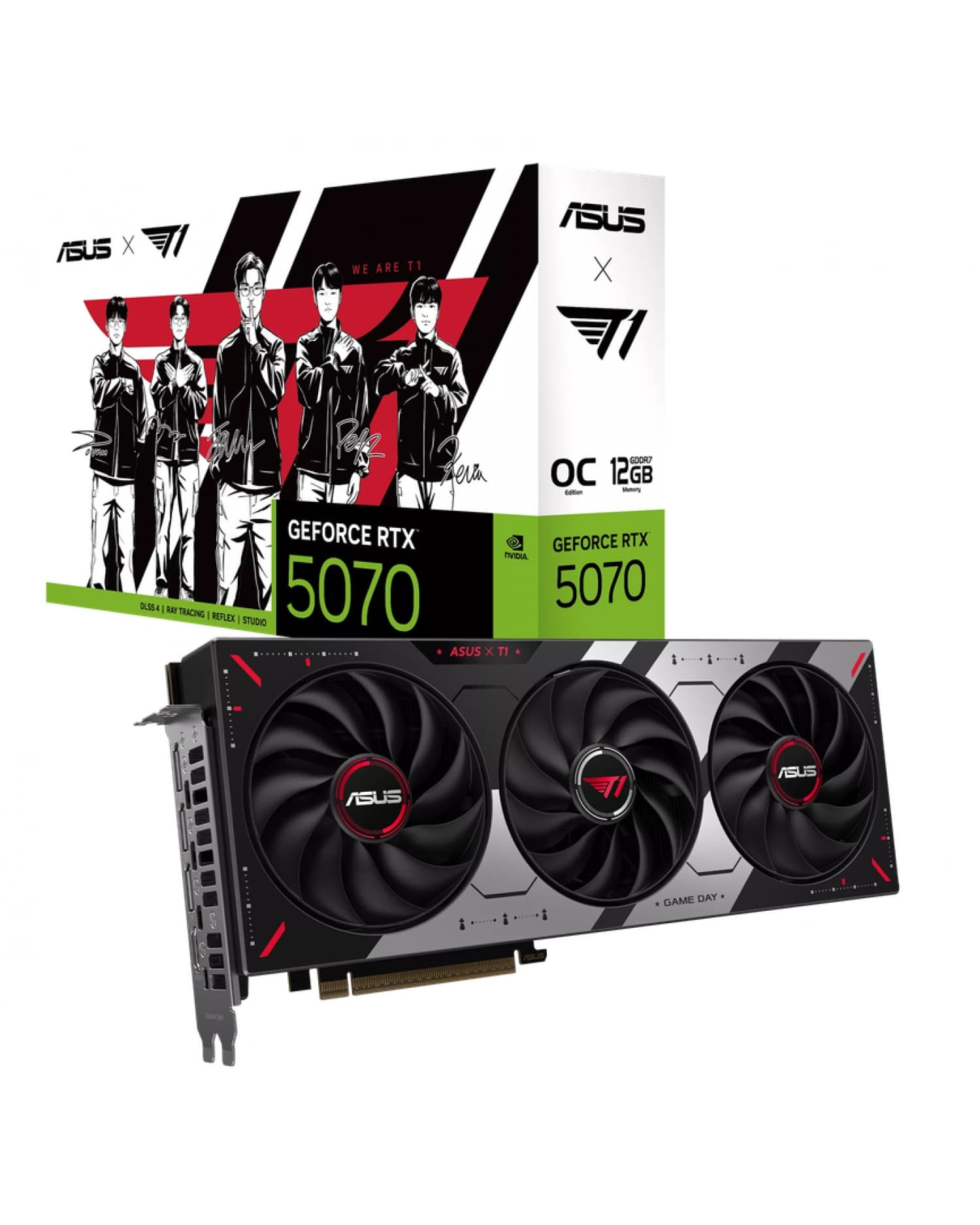 PLACA DE VIDEO ASUS T1 RTX 5070 12GB GAMING