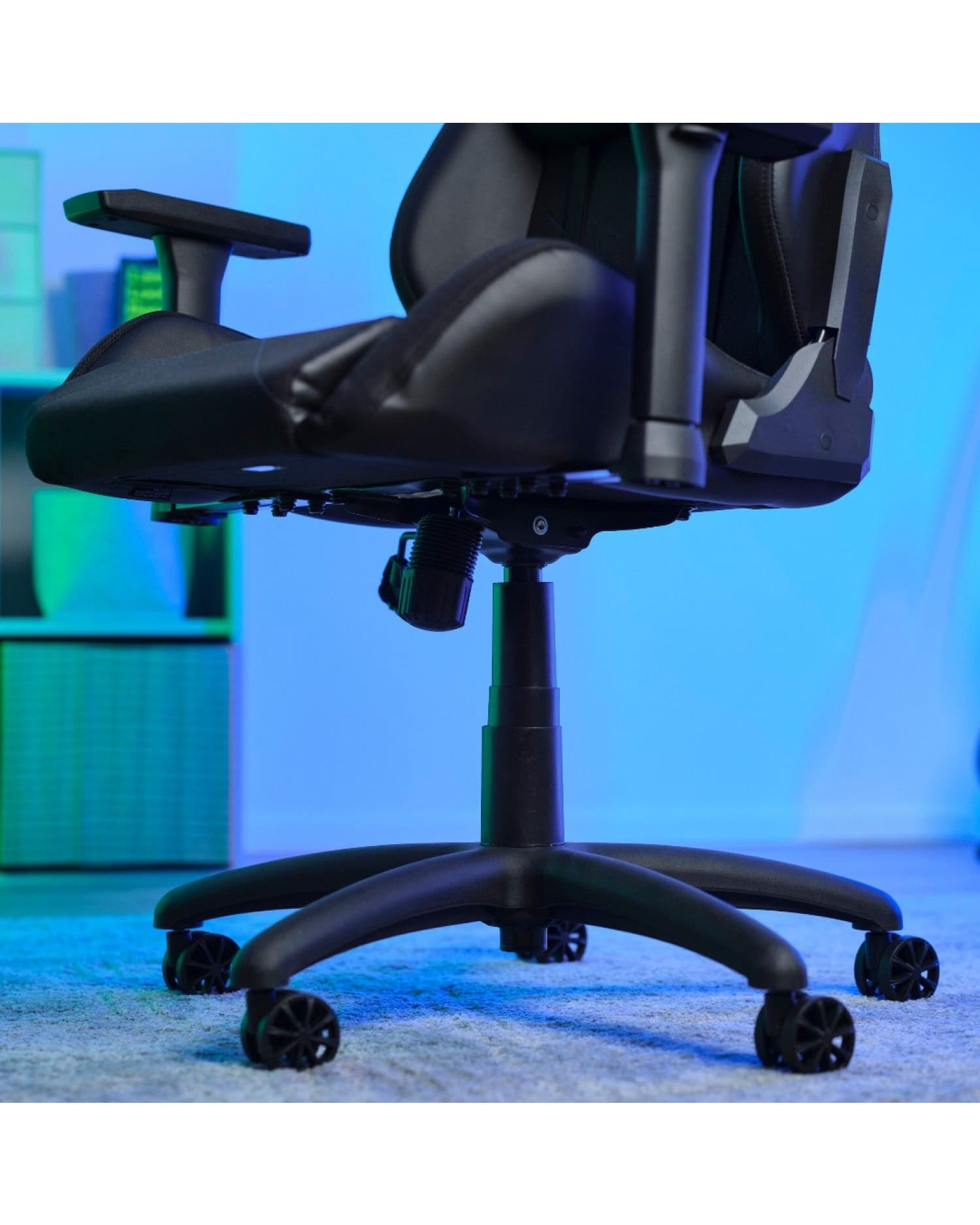 SILLA GAMER GXTRUST 714 RUYA ERGONÓMICA Y TRANSPIRABLE CON APOYO 3D NEGRO