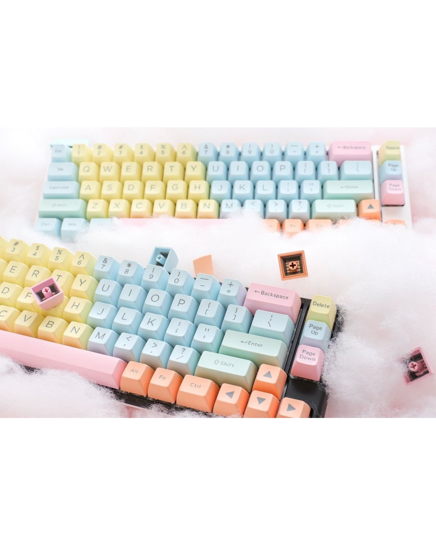 SET DE TECLAS DUCKY COTTON CANDY 108 TECLAS DOUBLE SHOT KEYCAP